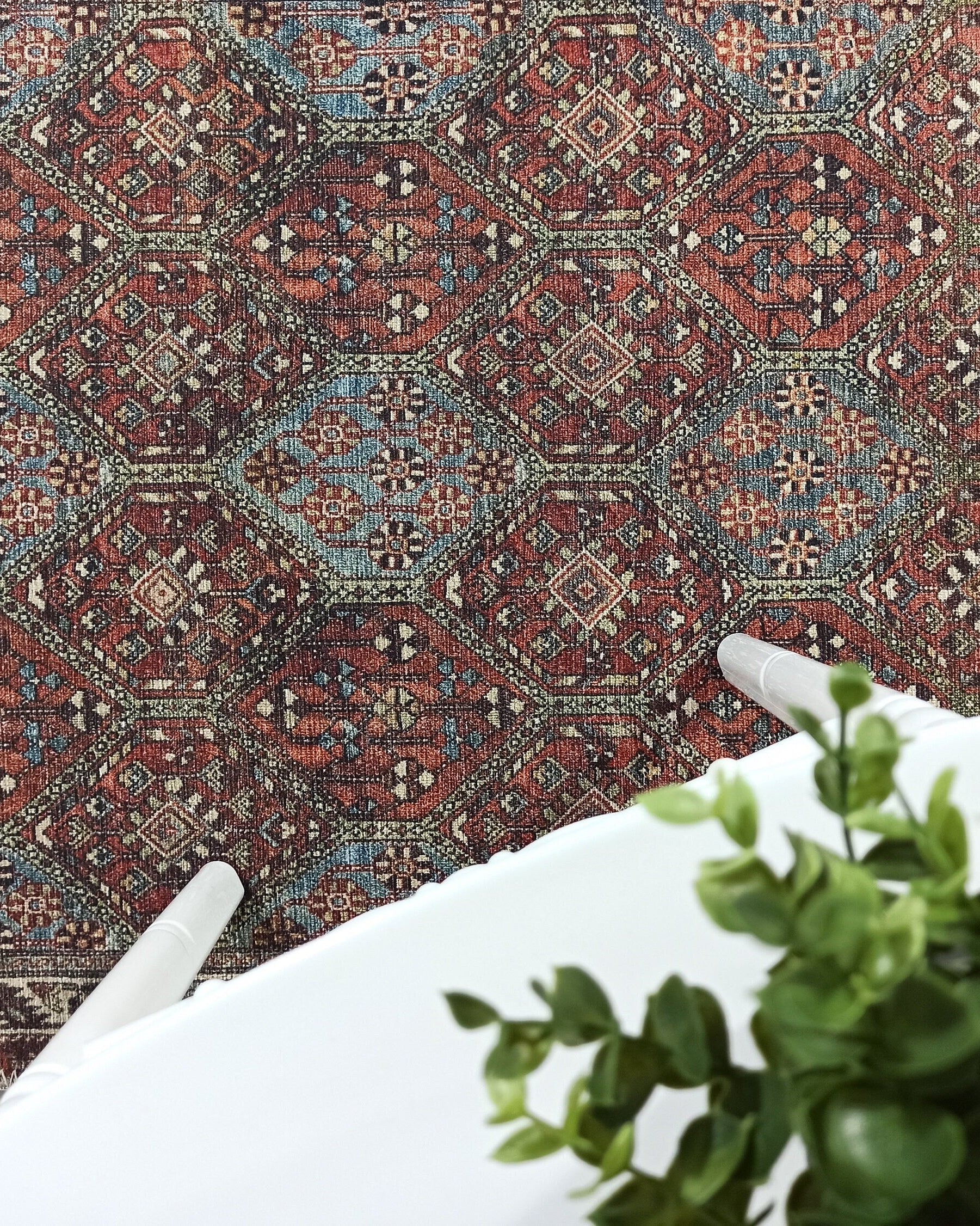 Viona Turkish Brown earth tone Oushak Rug