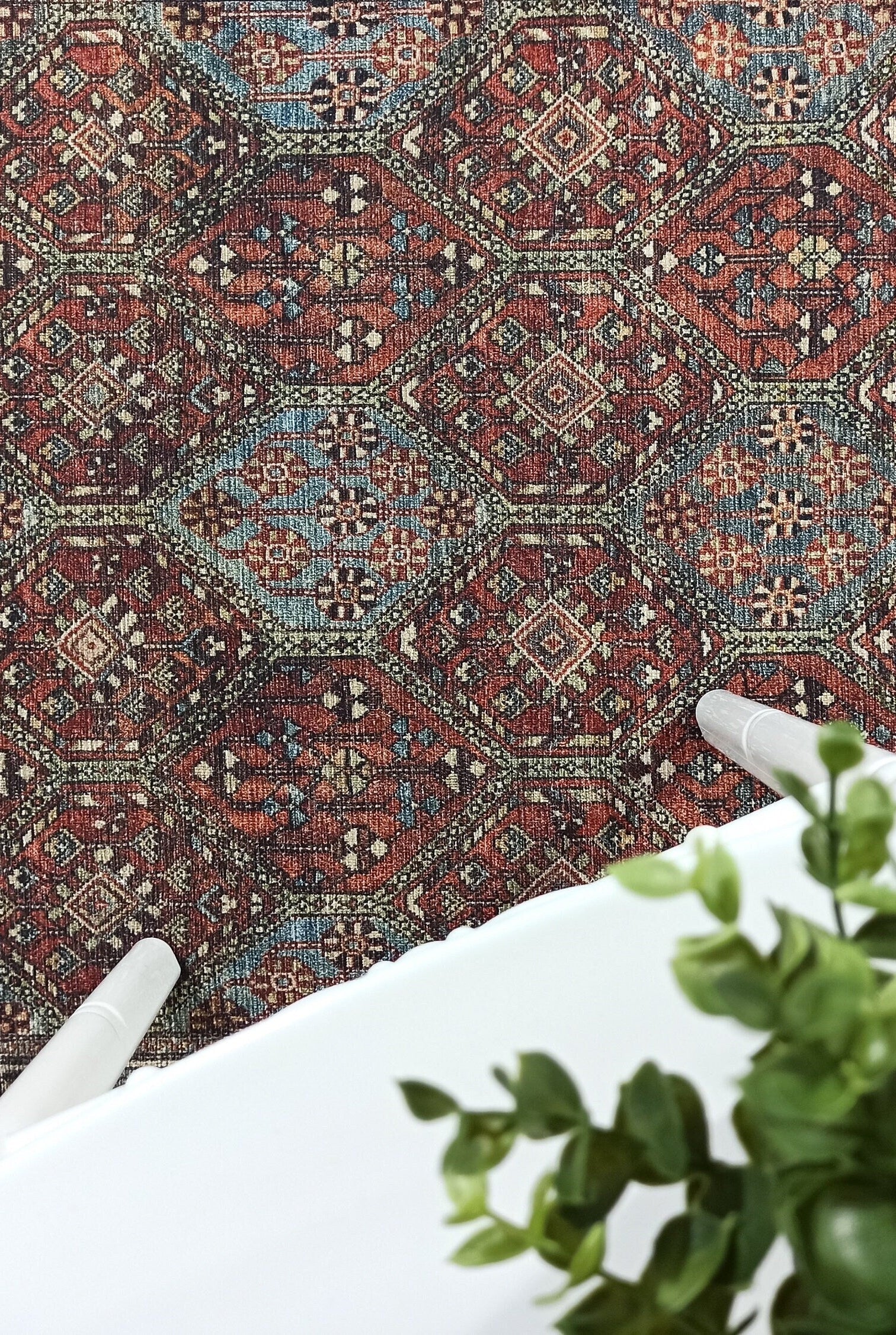 Viona Turkish Brown earth tone Oushak Rug