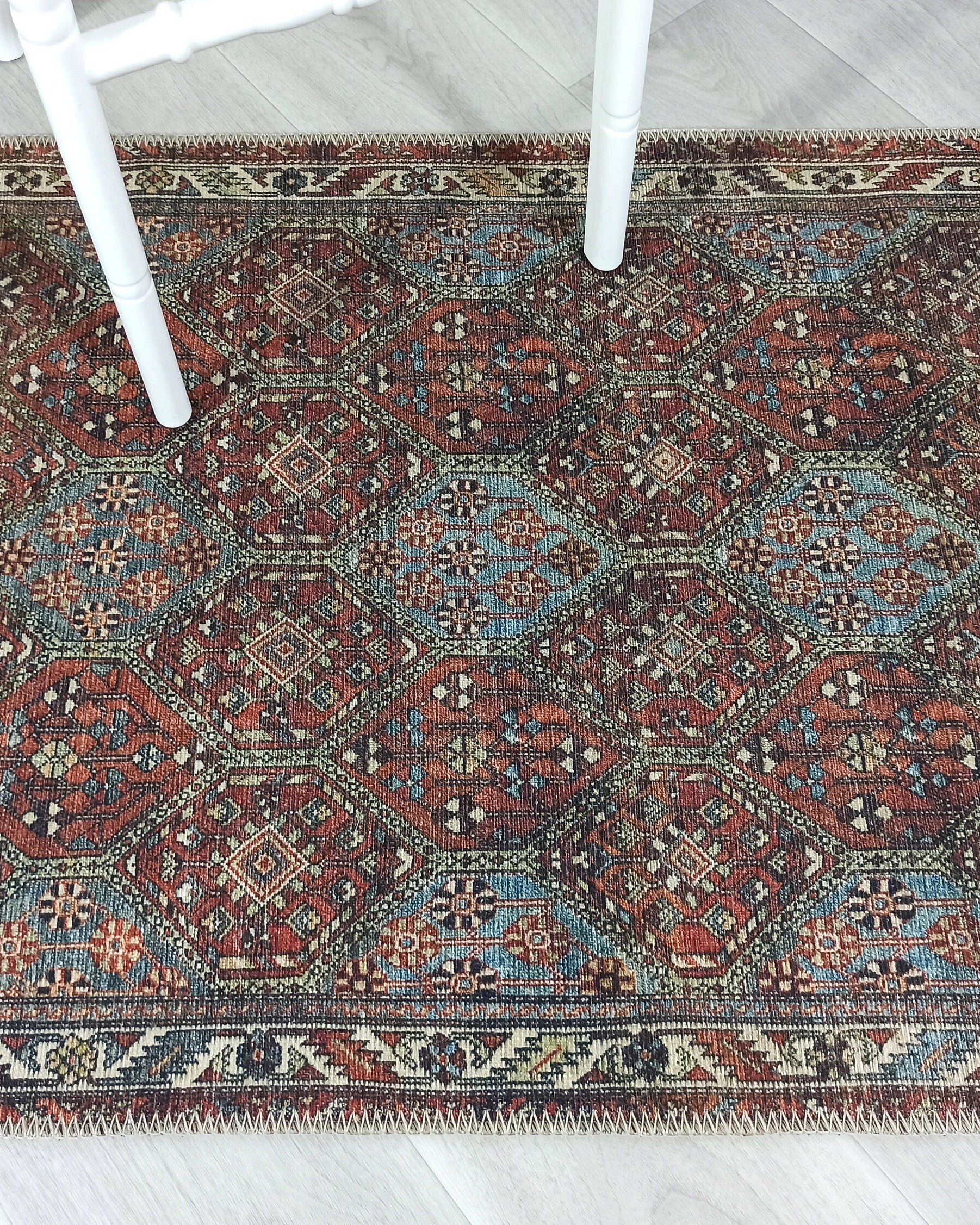 Viona Turkish Brown earth tone Oushak Rug