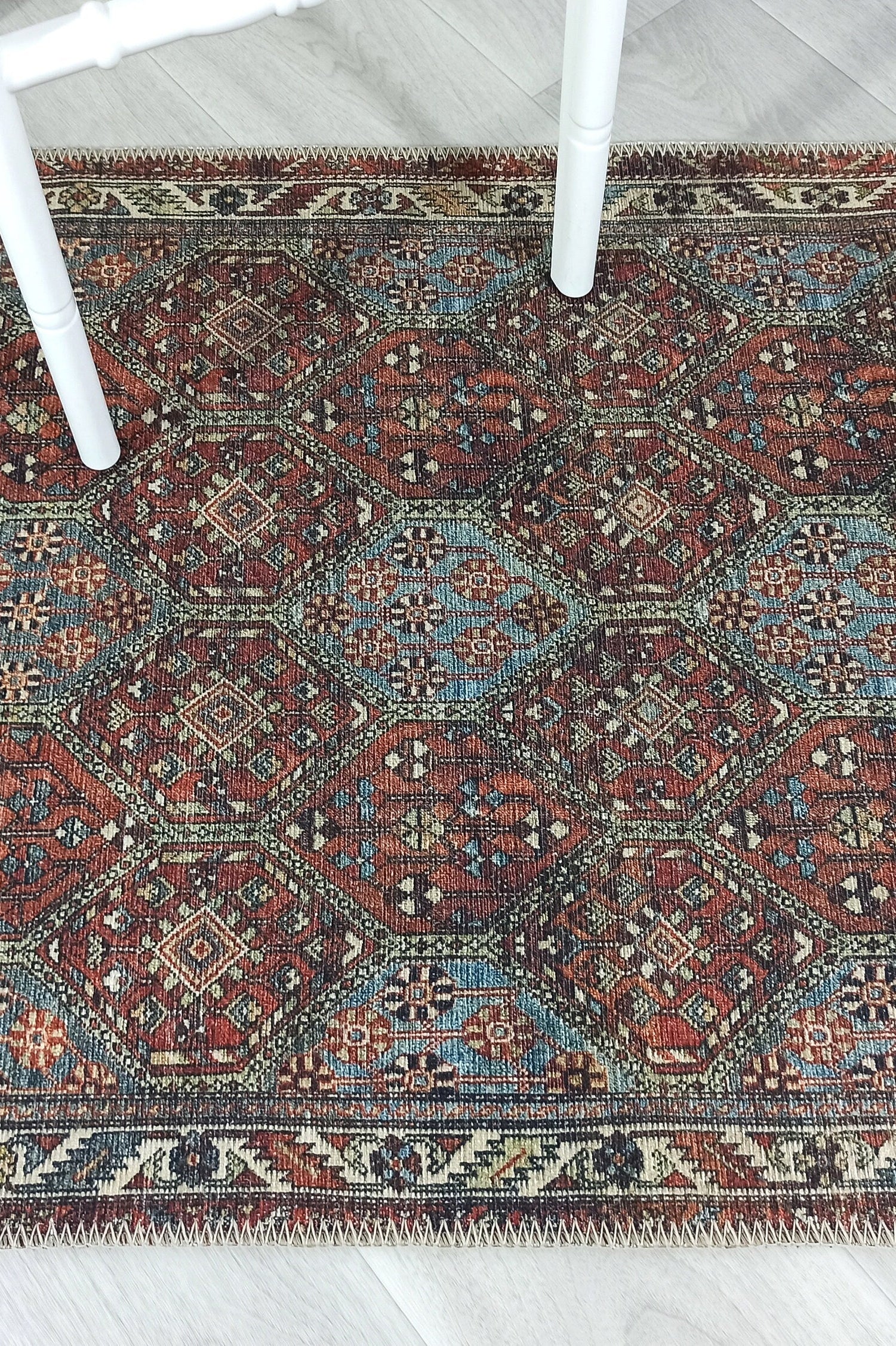 Viona Turkish Brown earth tone Oushak Rug