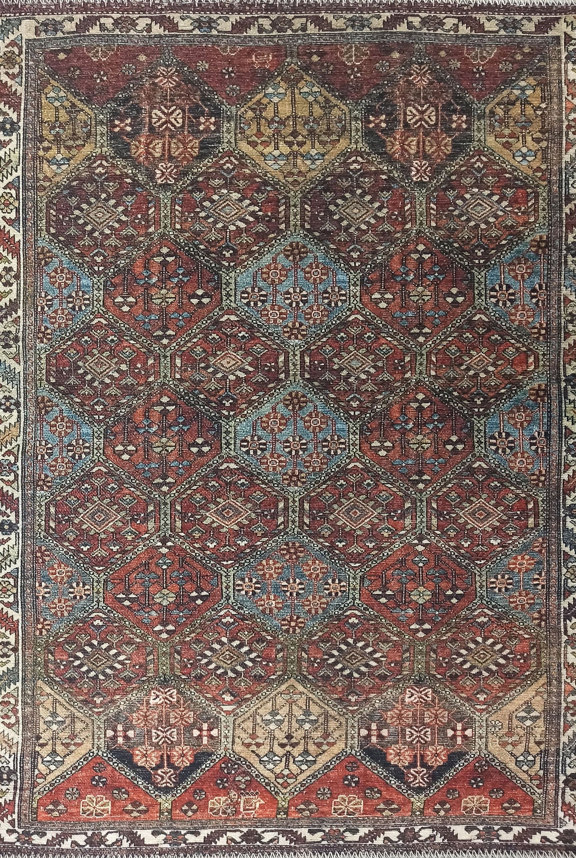 Viona Turkish Brown earth tone Oushak Rug
