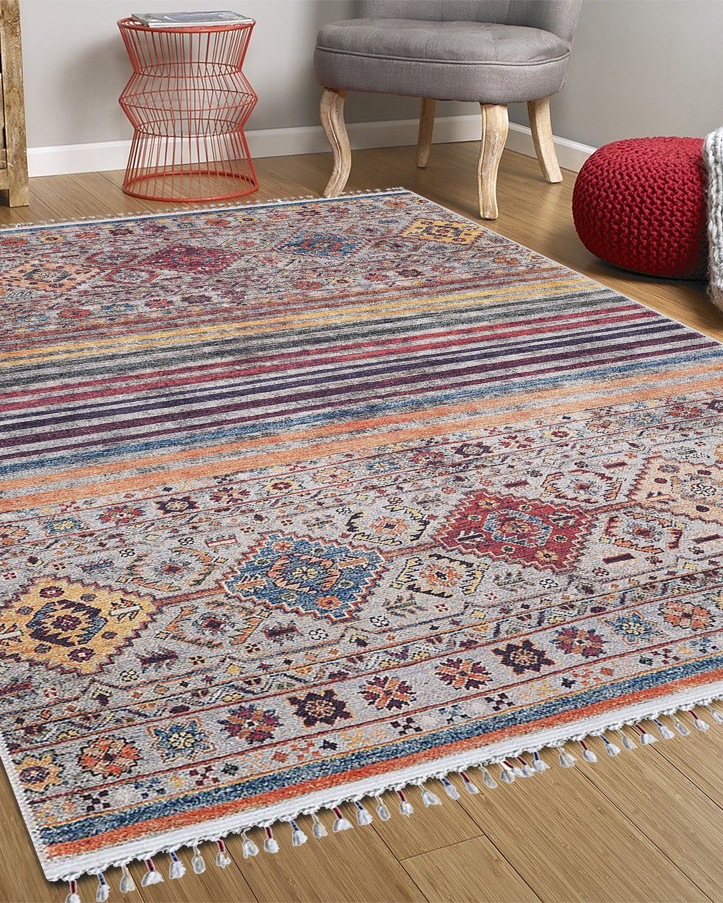 Vita Kilim Turkish Colorful Rug