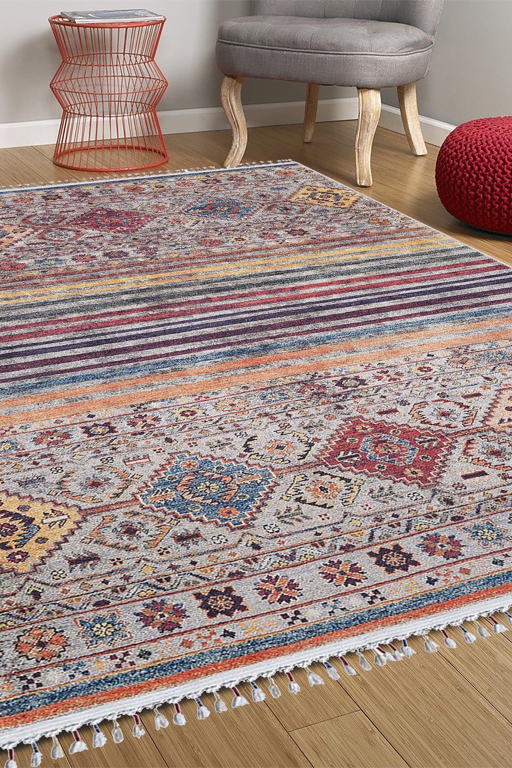 Vita Kilim Turkish Colorful Rug