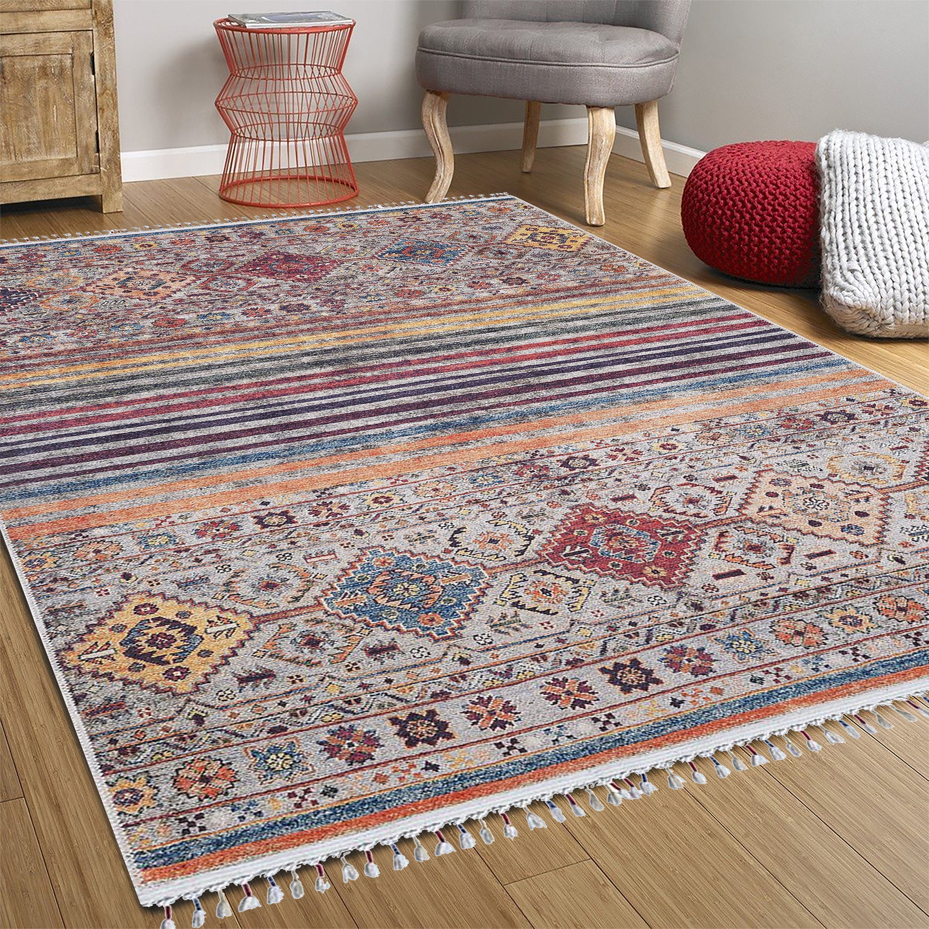 Vita Kilim Turkish Colorful Rug