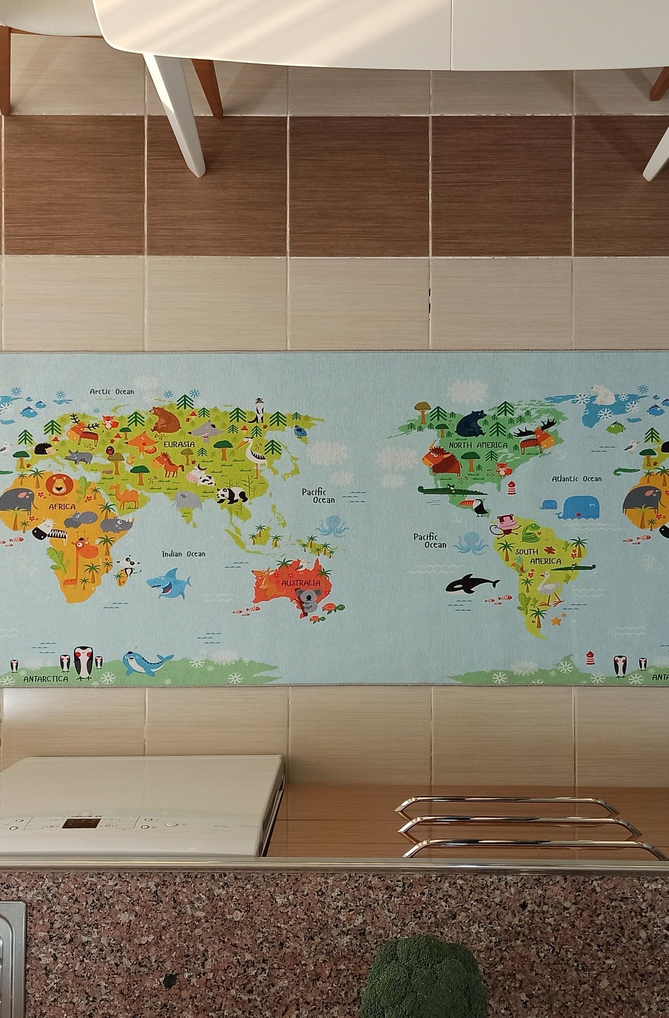 World Rug World Map Kids Play Rug