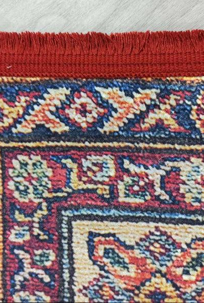 Yaren Turkish Dark Red Burgundy Rug