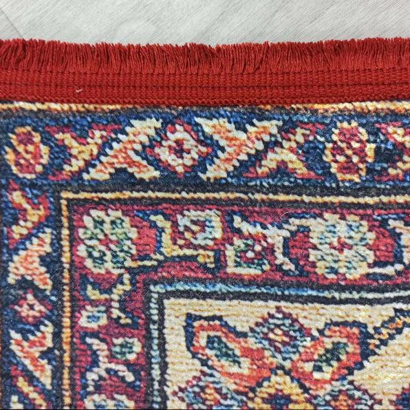 Yaren Turkish Dark Red Burgundy Rug