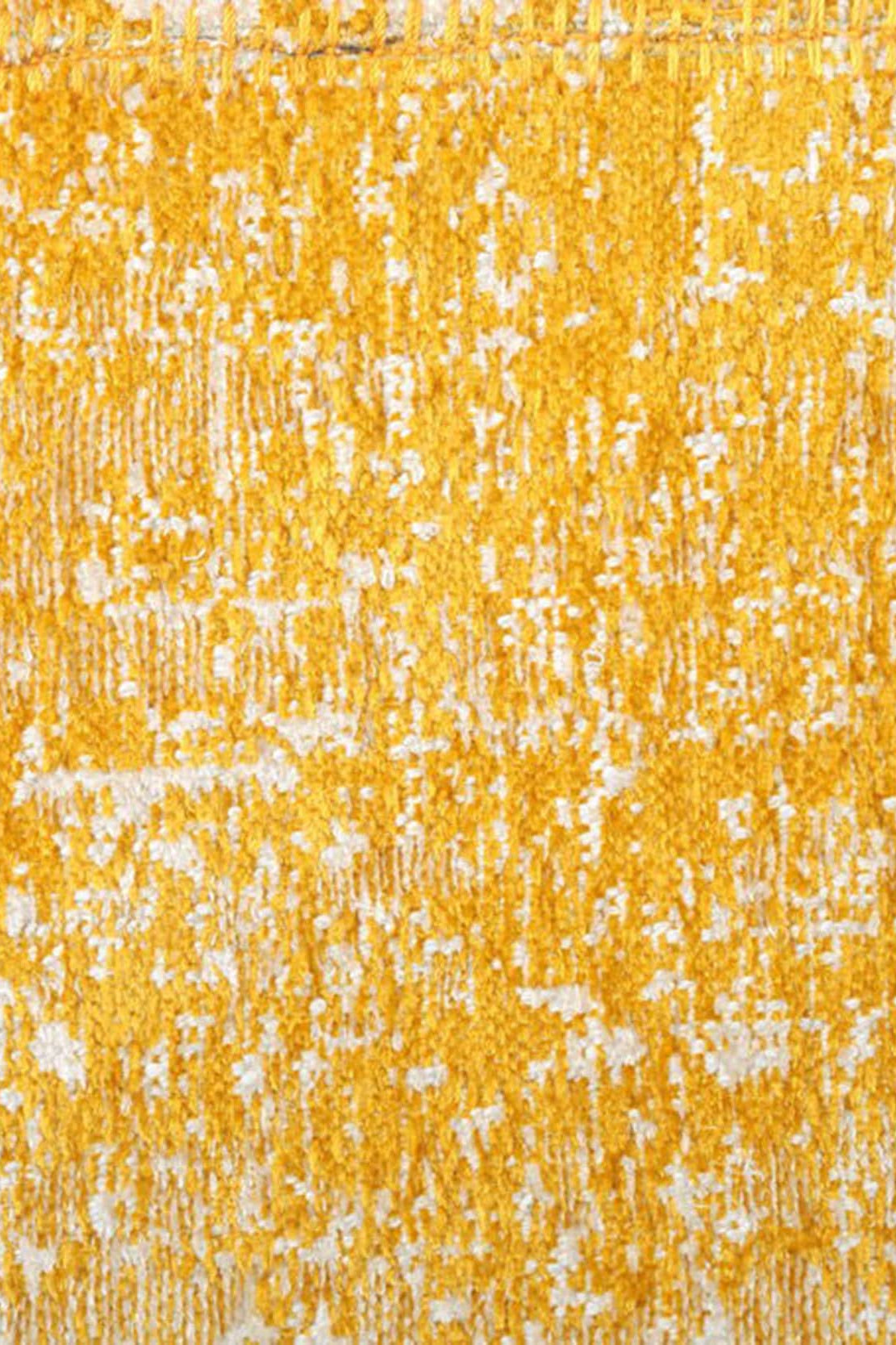 Ersilia Yellow Distressed Patchwork Vintage Rug