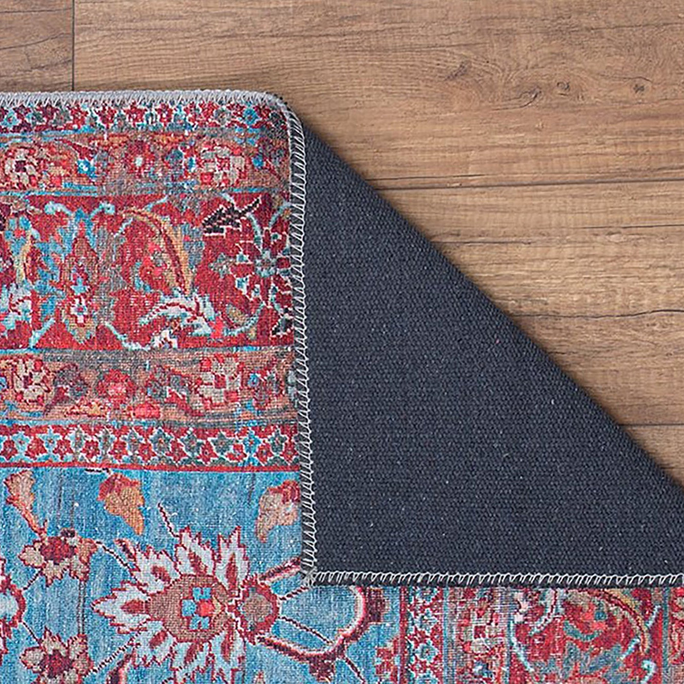 Zara Rug Persian Teal Red Rug Floral Rug