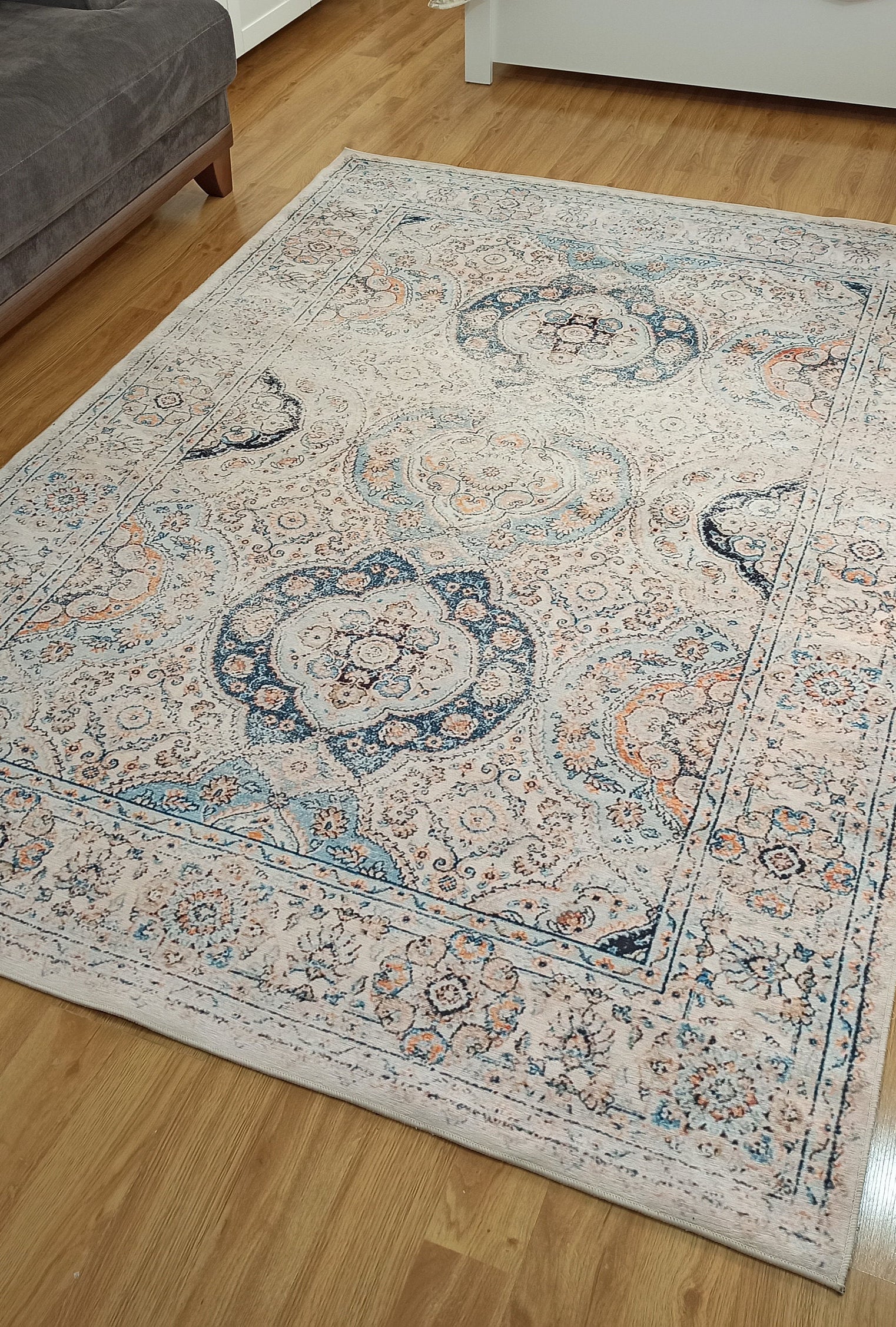 Zayra Rug Persian style Natural Ivory Beige Rug