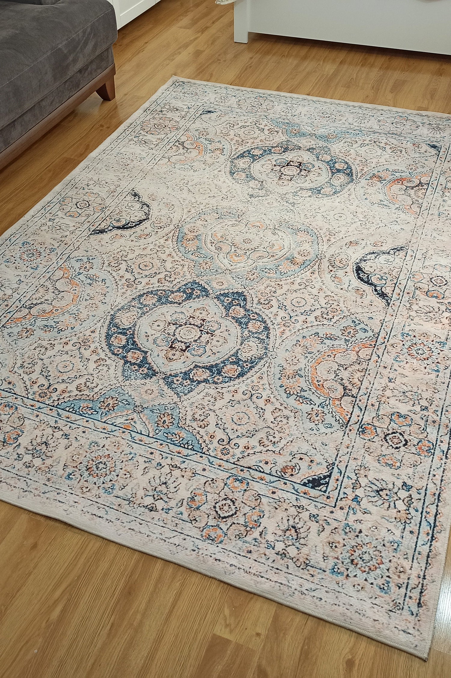 Zayra Rug Persian style Natural Ivory Beige Rug