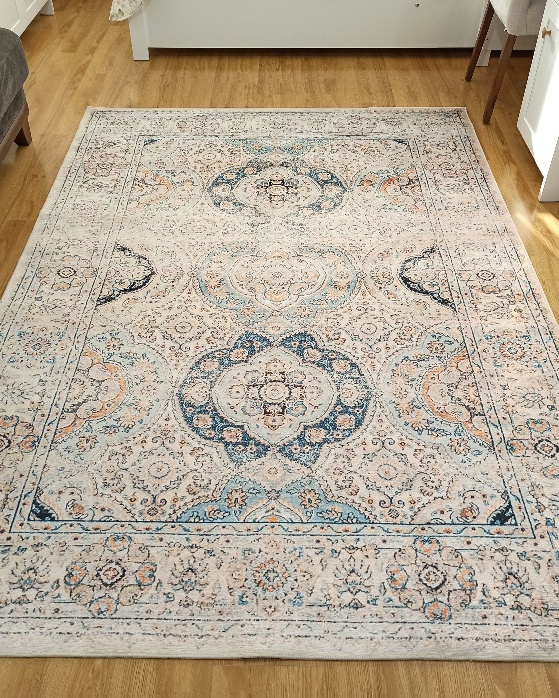 Zayra Rug Persian style Natural Ivory Beige Rug