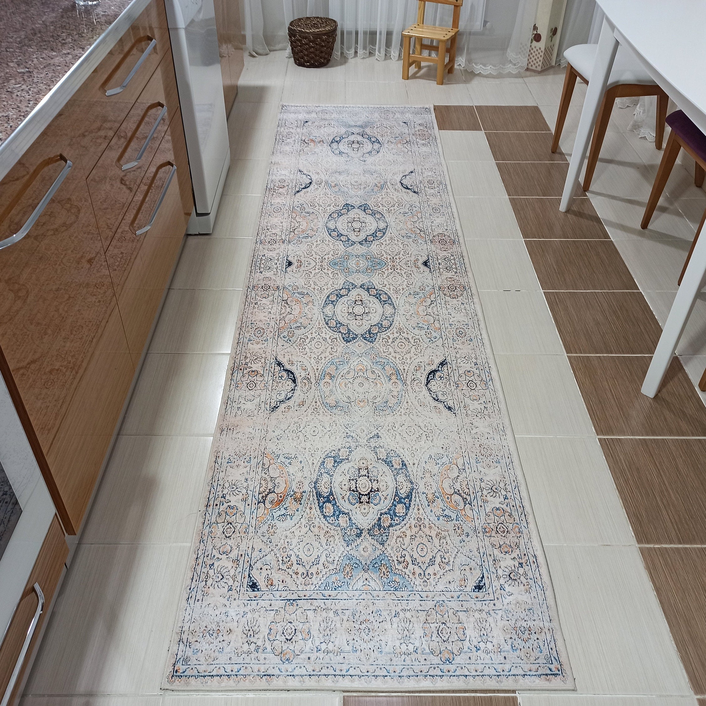 Zayra Rug Persian style Natural Ivory Beige Rug