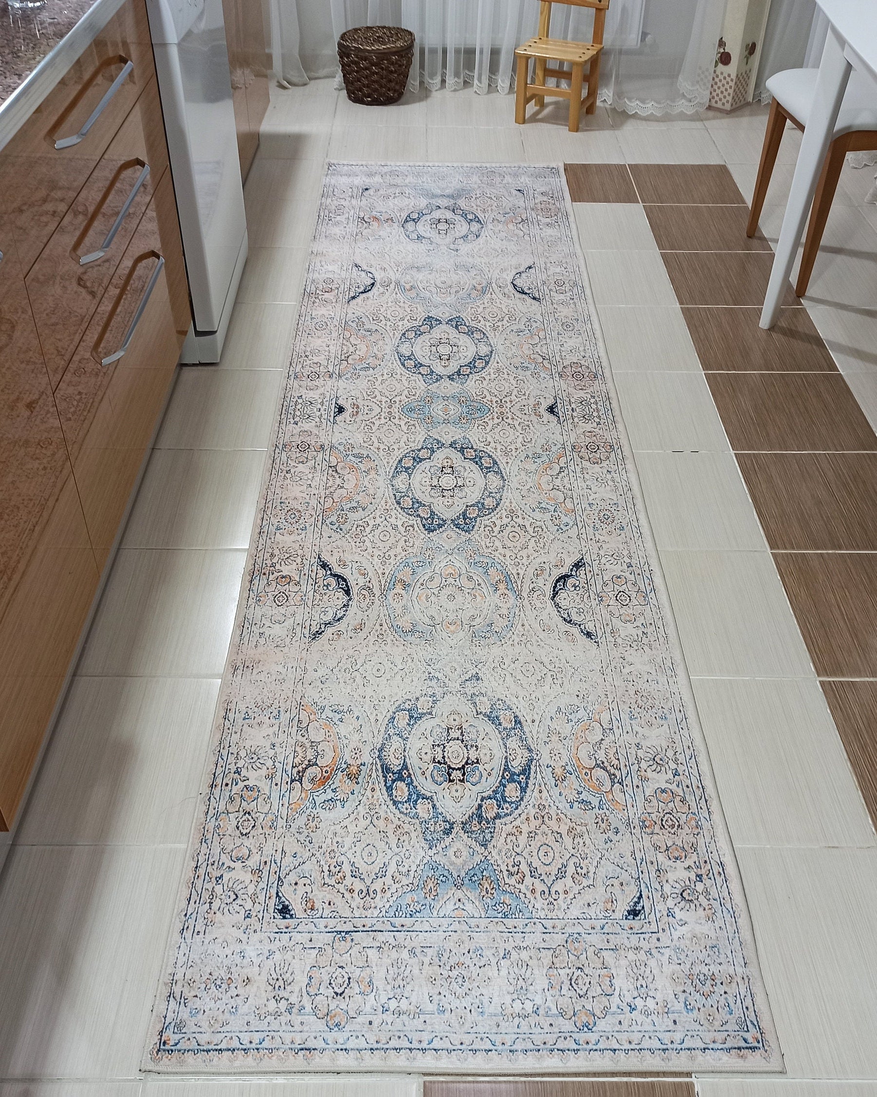 Zayra Rug Persian style Natural Ivory Beige Rug