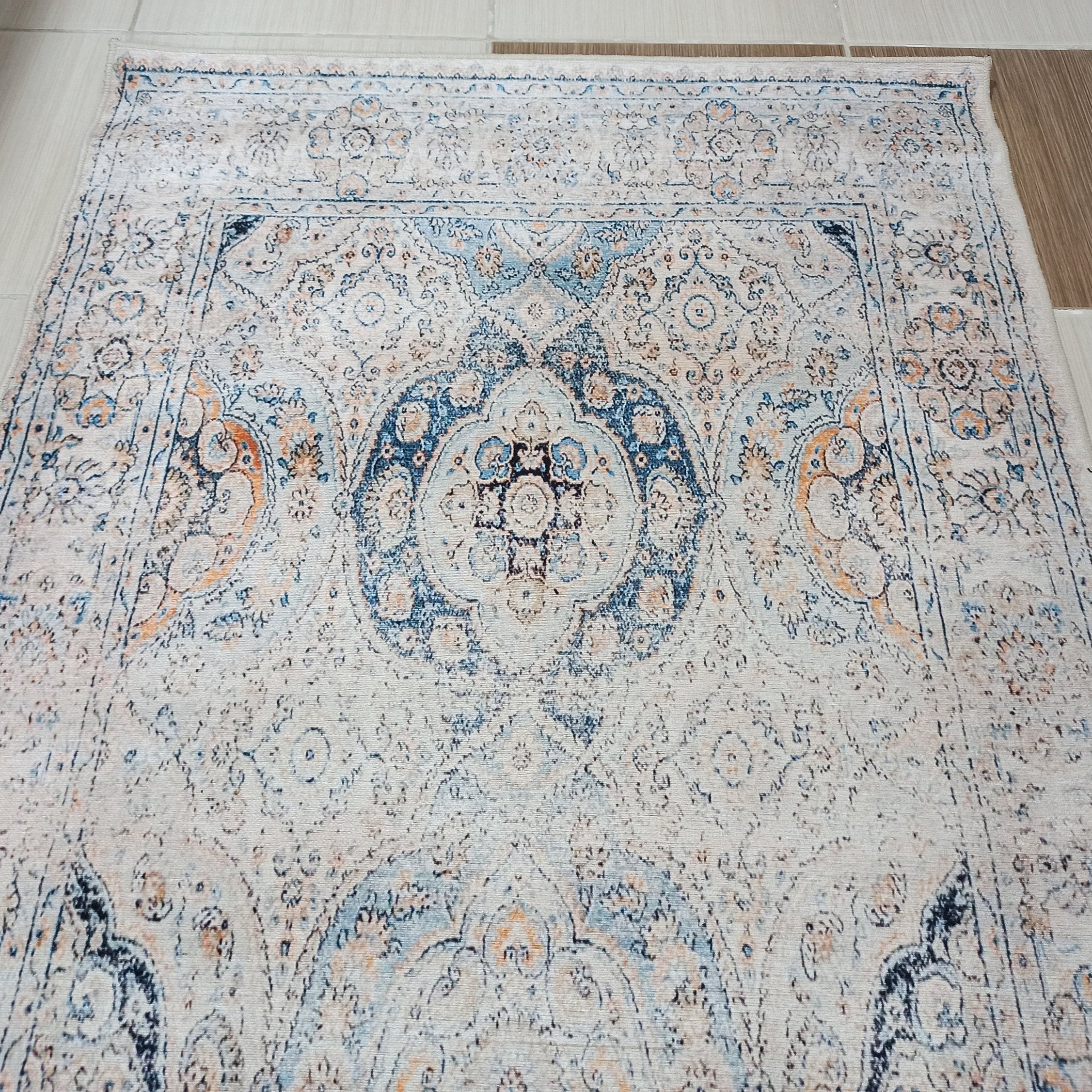 Zayra Rug Persian style Natural Ivory Beige Rug