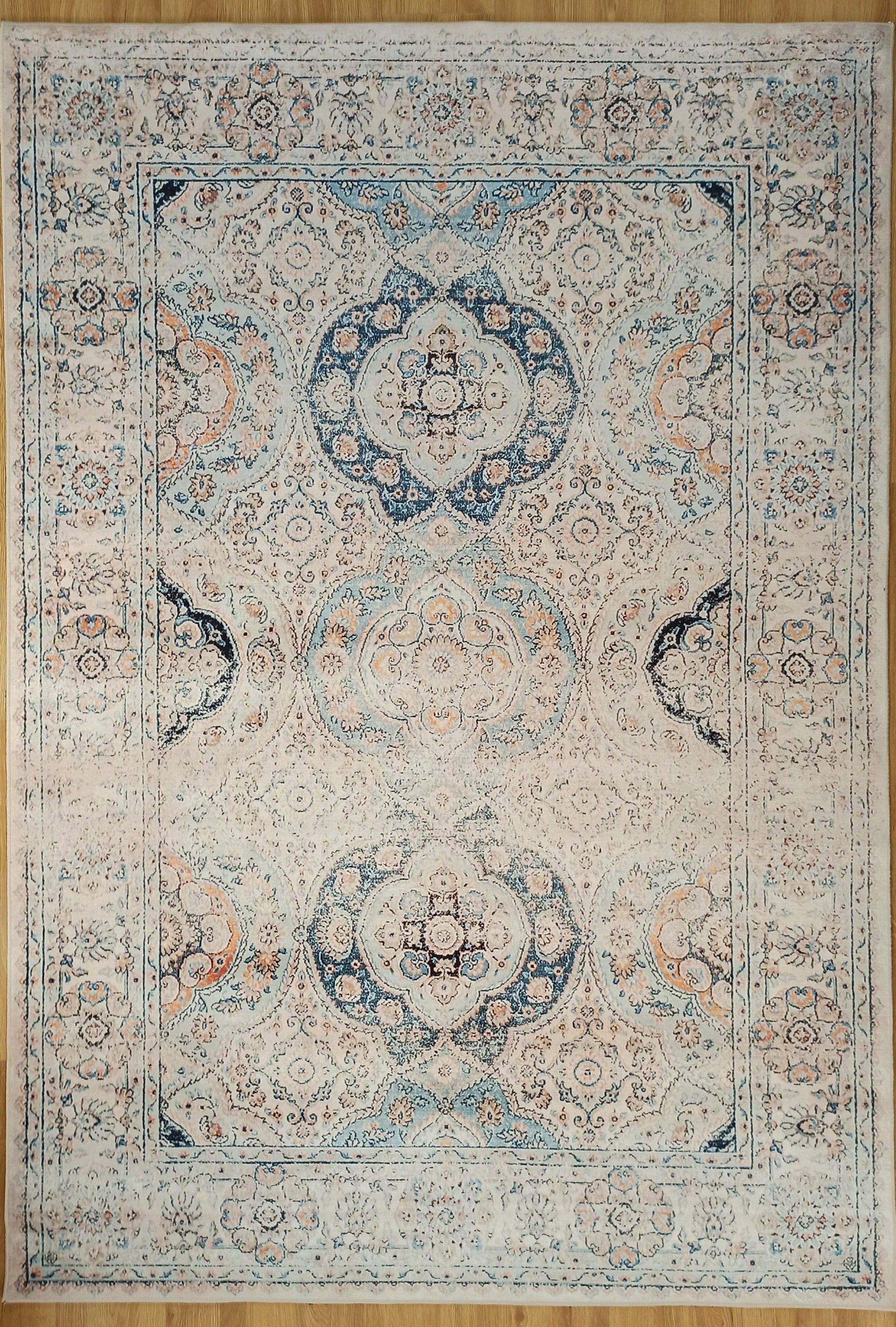 Zayra Rug Persian style Natural Ivory Beige Rug