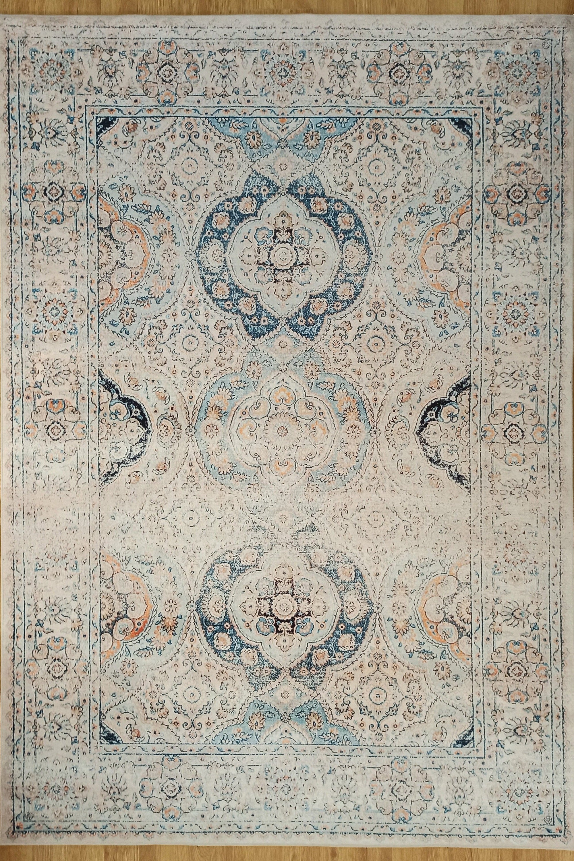 Zayra Rug Persian style Natural Ivory Beige Rug