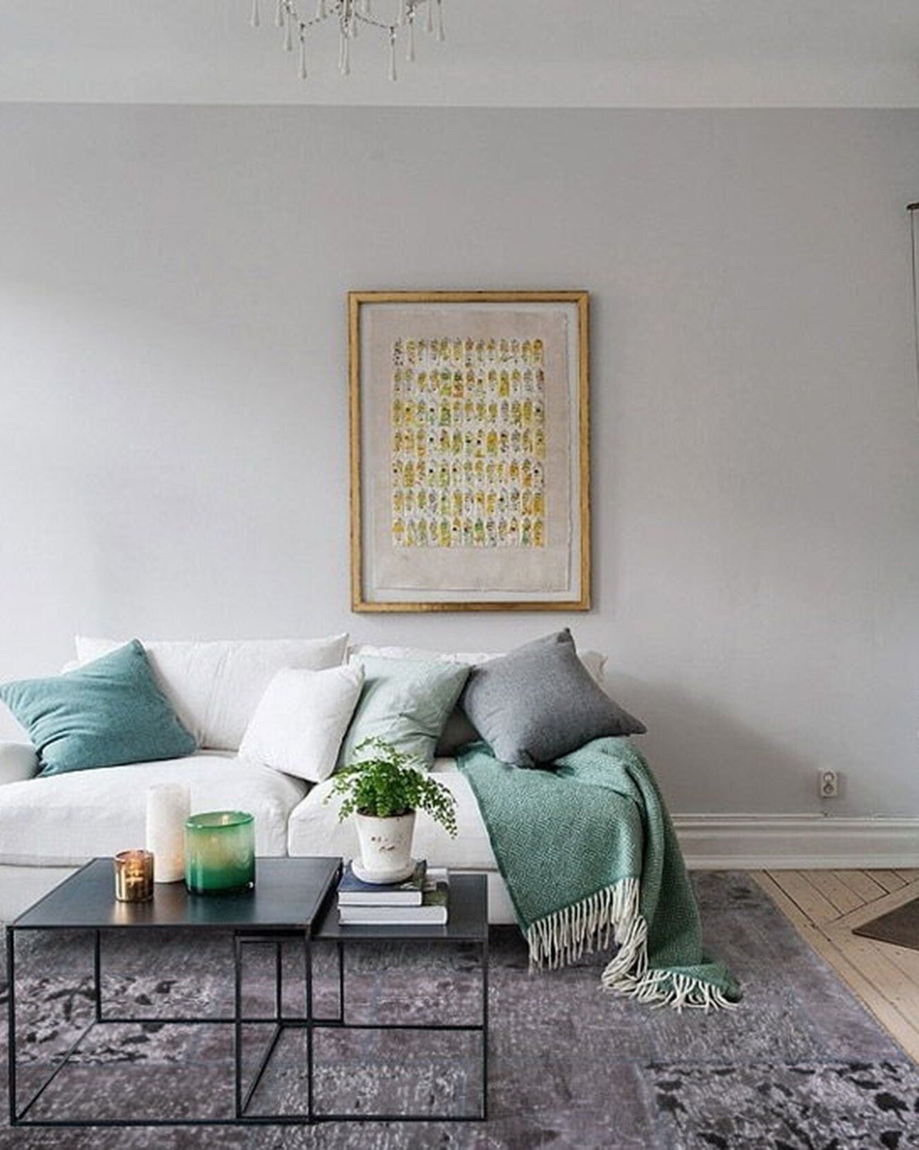 Zia Distressed Patchwork Vintage Gray Black Rug