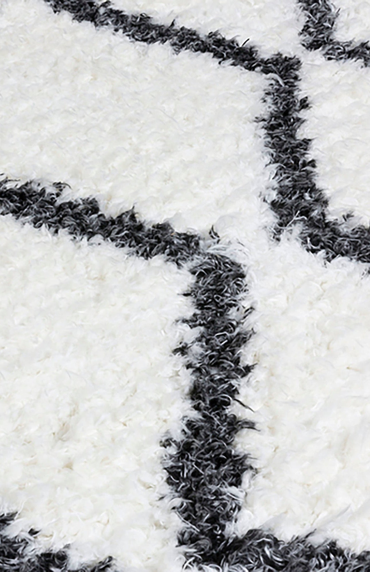 Zora Moroccan Berber Neutral white Rug