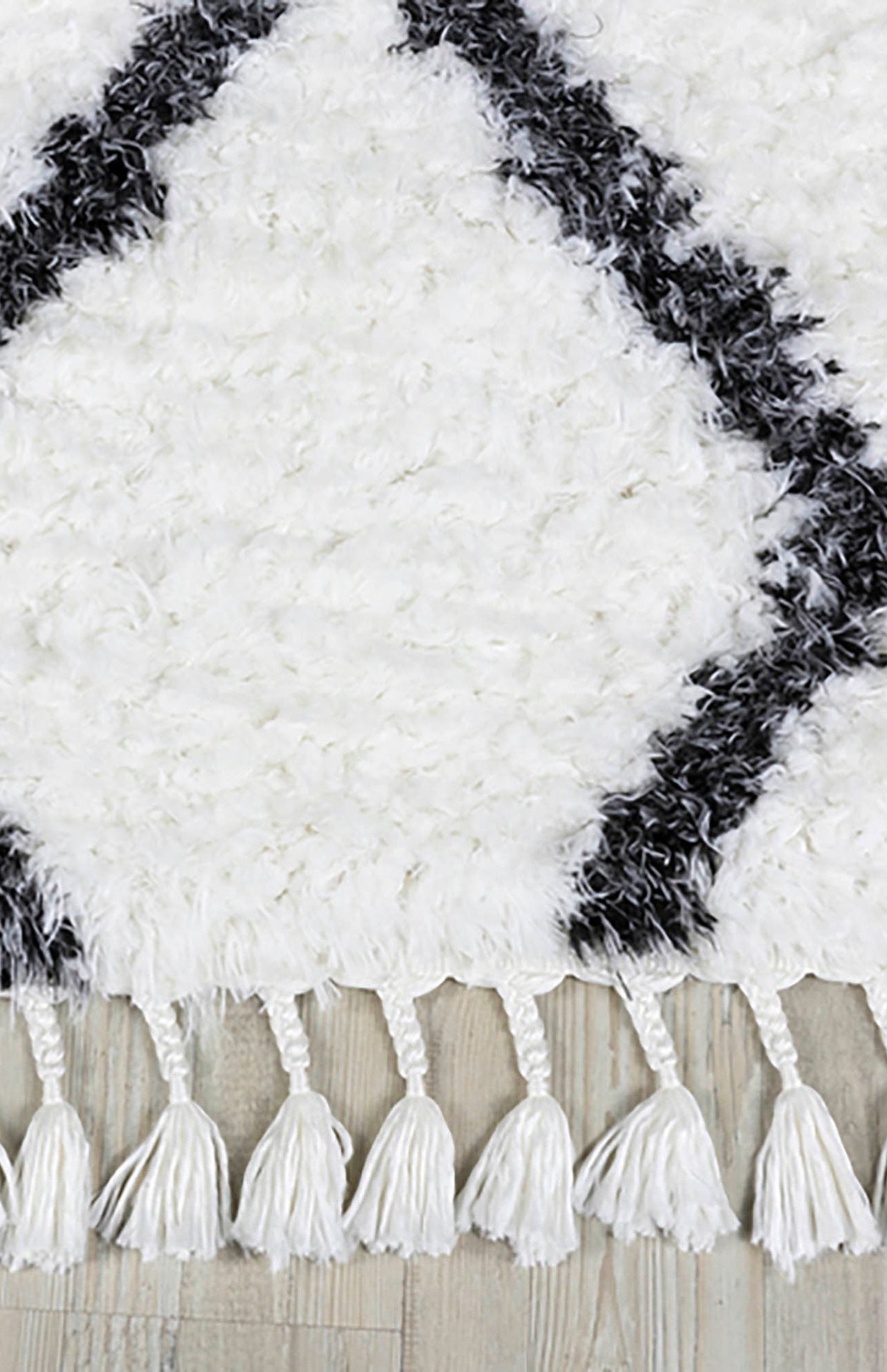 Zora Moroccan Berber Neutral white Rug