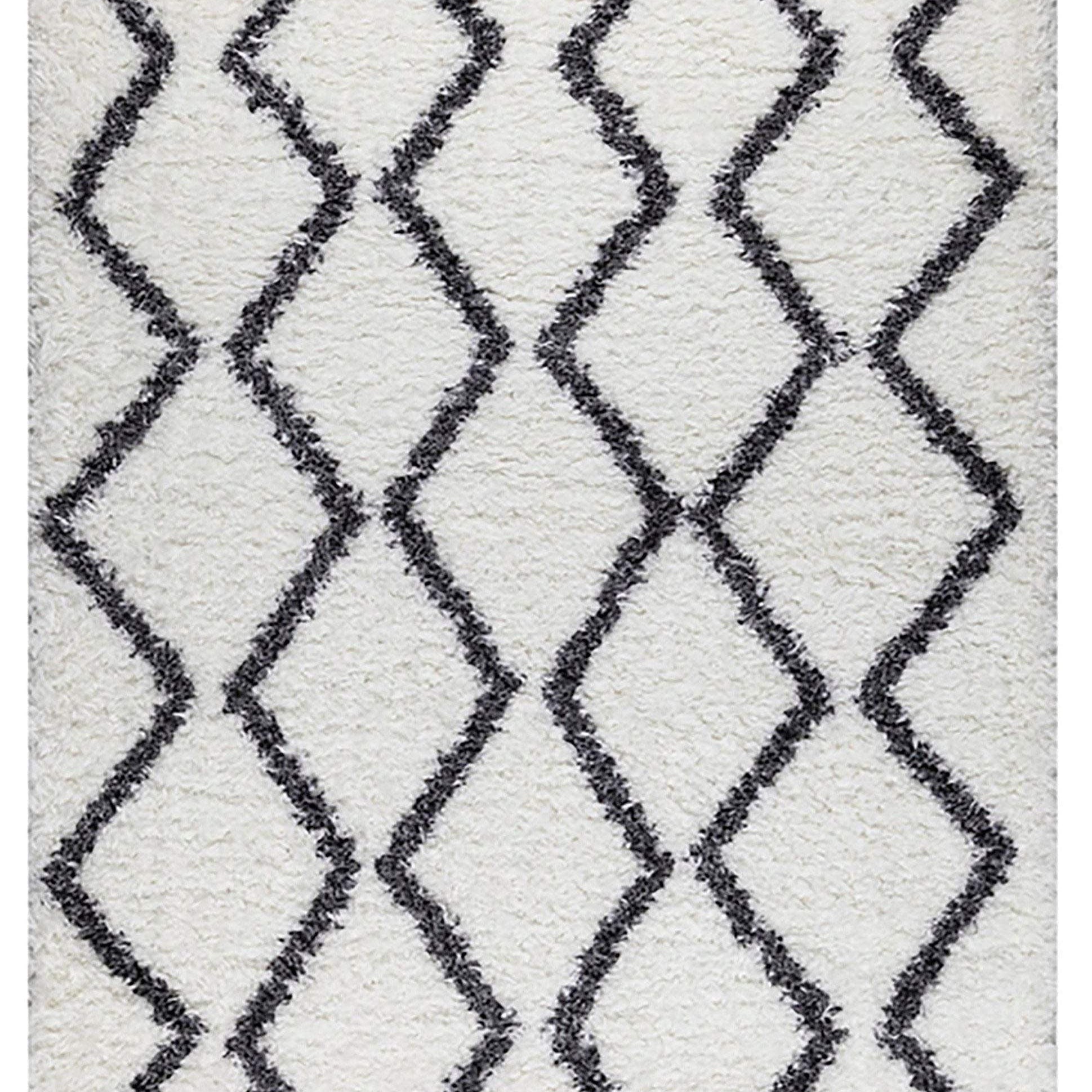 Zora Moroccan Berber Neutral white Rug
