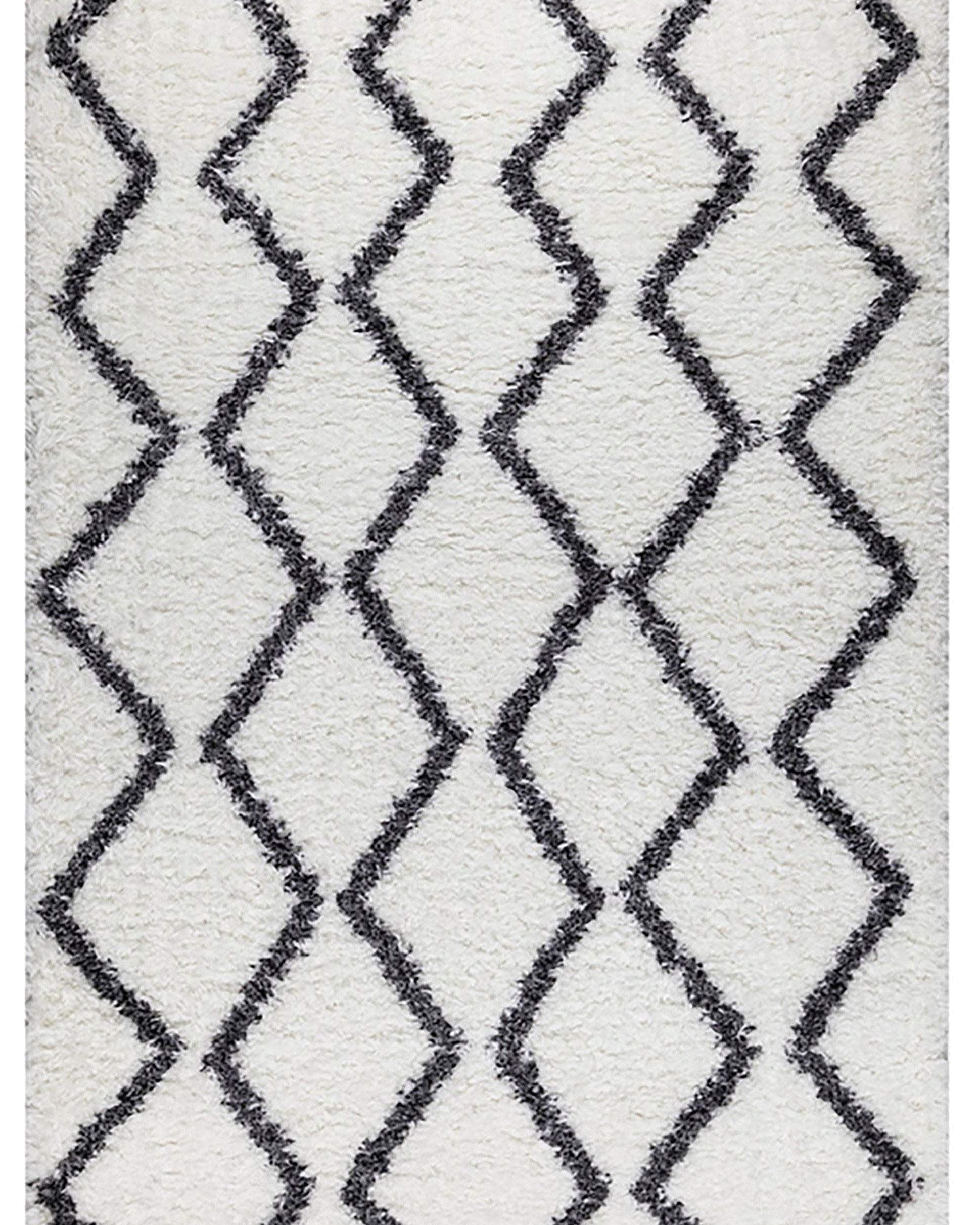 Zora Moroccan Berber Neutral white Rug