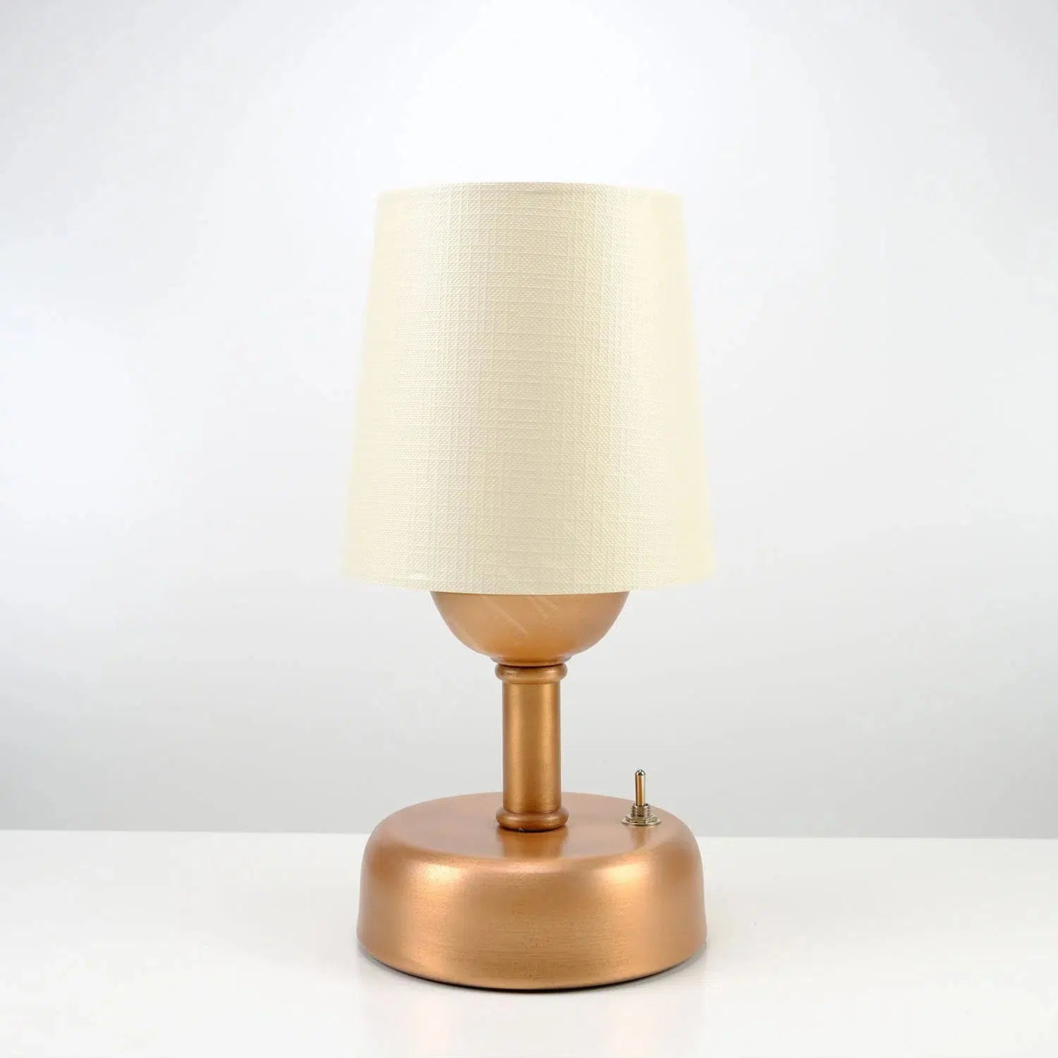 8-inch Vintage Copper Cordless LED Table Lamp