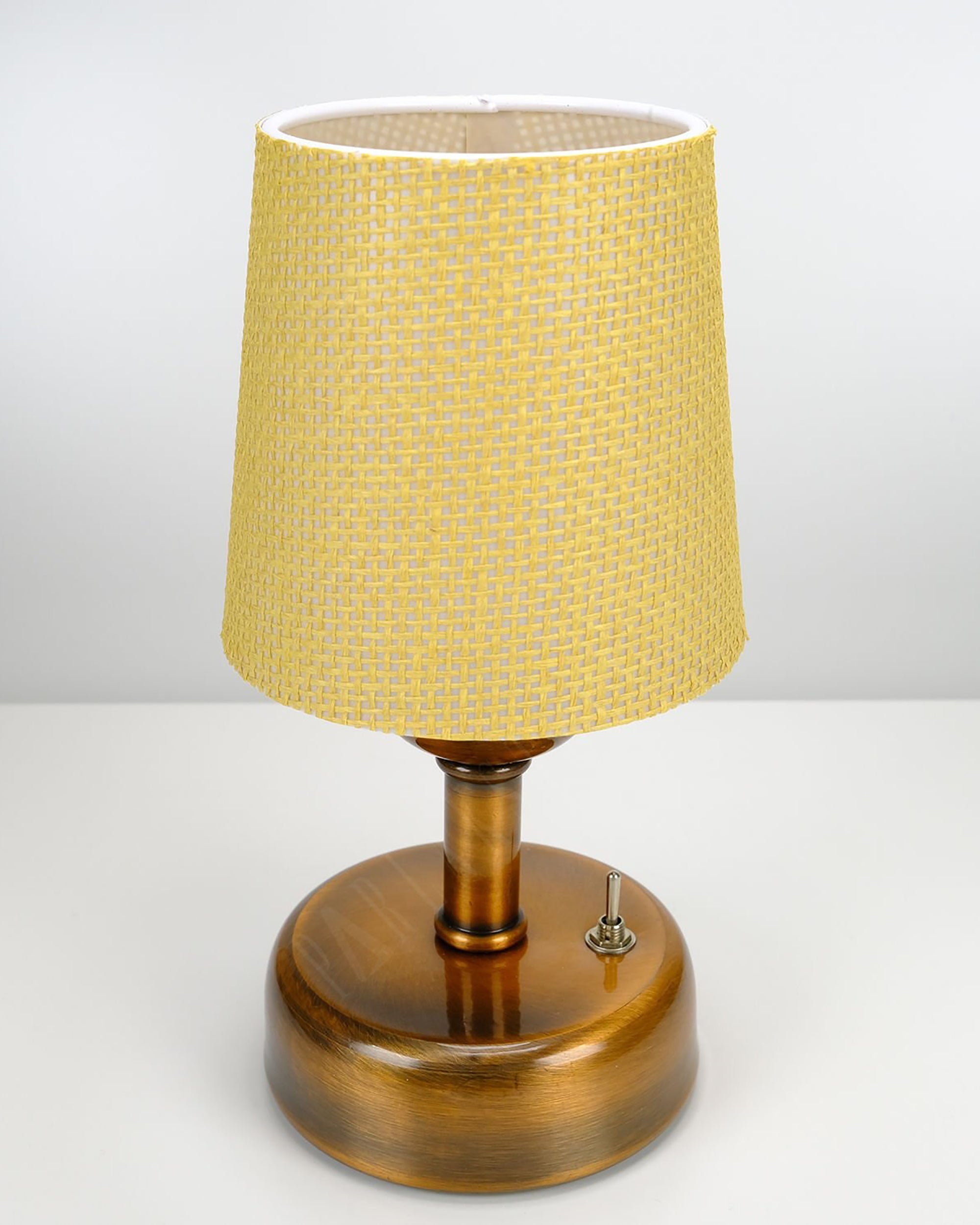 8-inch Vintage Copper Cordless LED Table Lamp