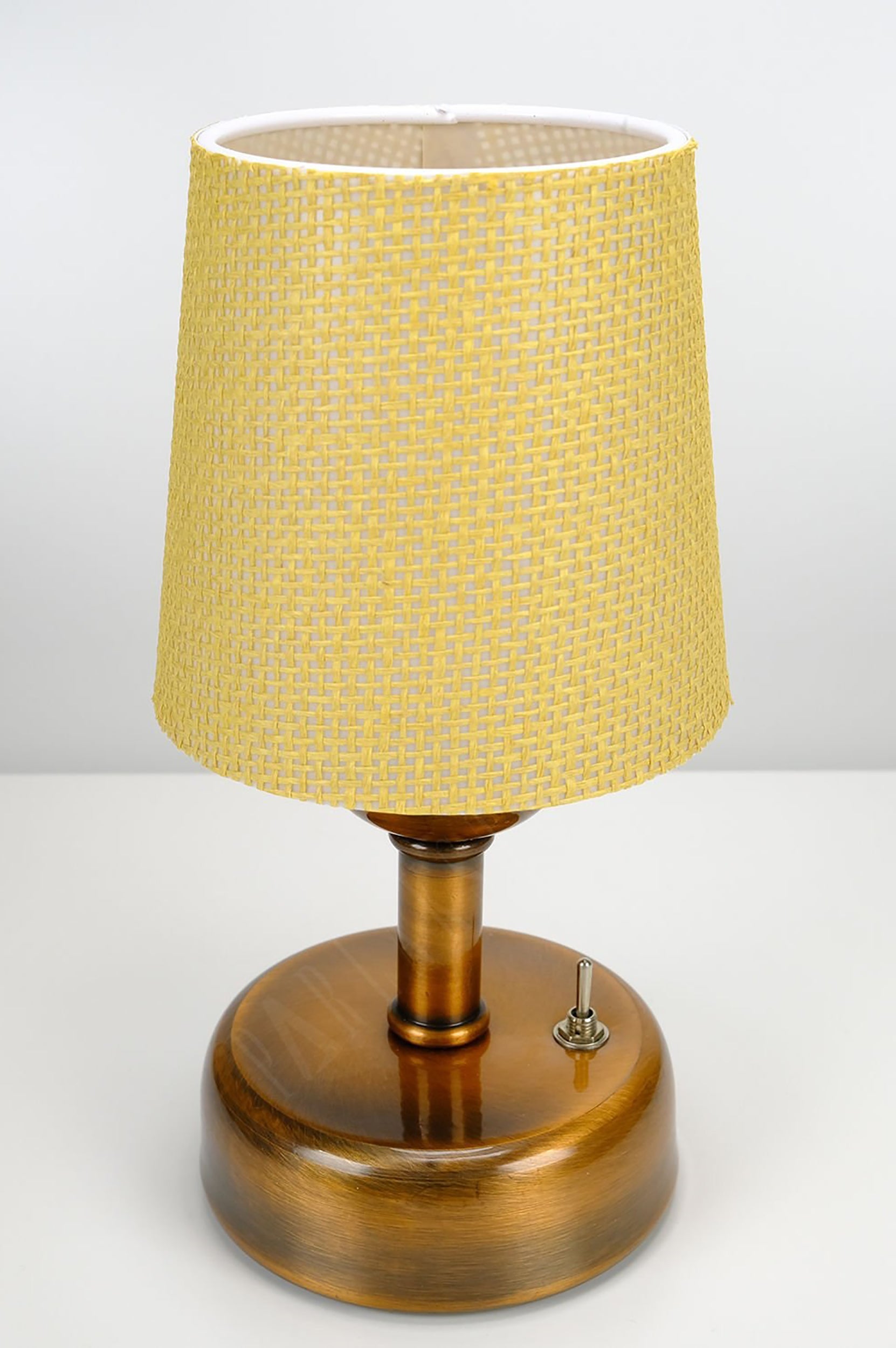 8-inch Vintage Copper Cordless LED Table Lamp