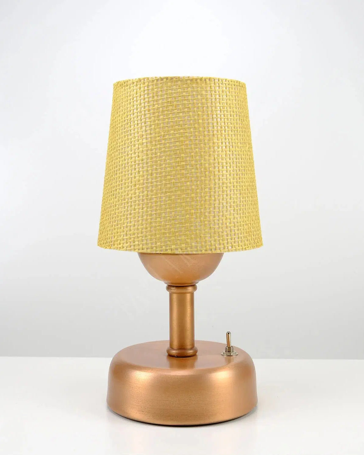 8-inch Vintage Copper Cordless LED Table Lamp