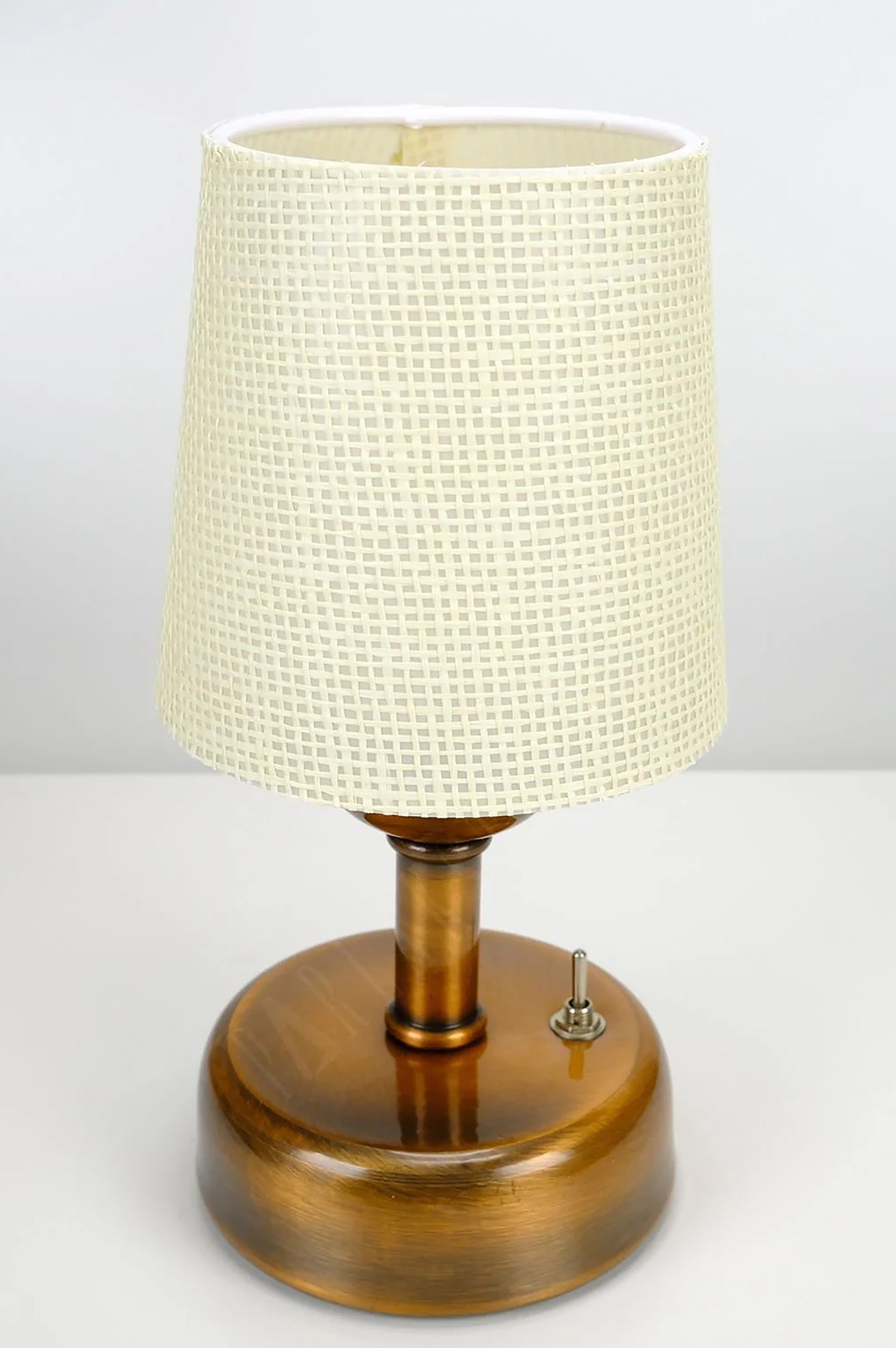 8-inch Vintage Copper Cordless LED Table Lamp