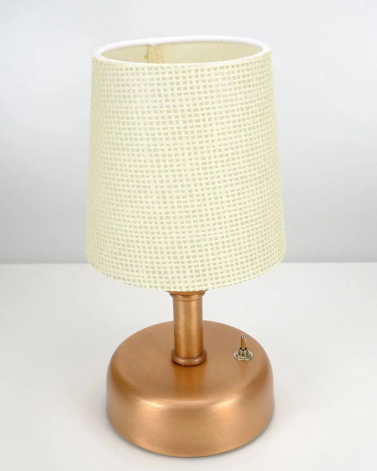 8-inch Vintage Copper Cordless LED Table Lamp