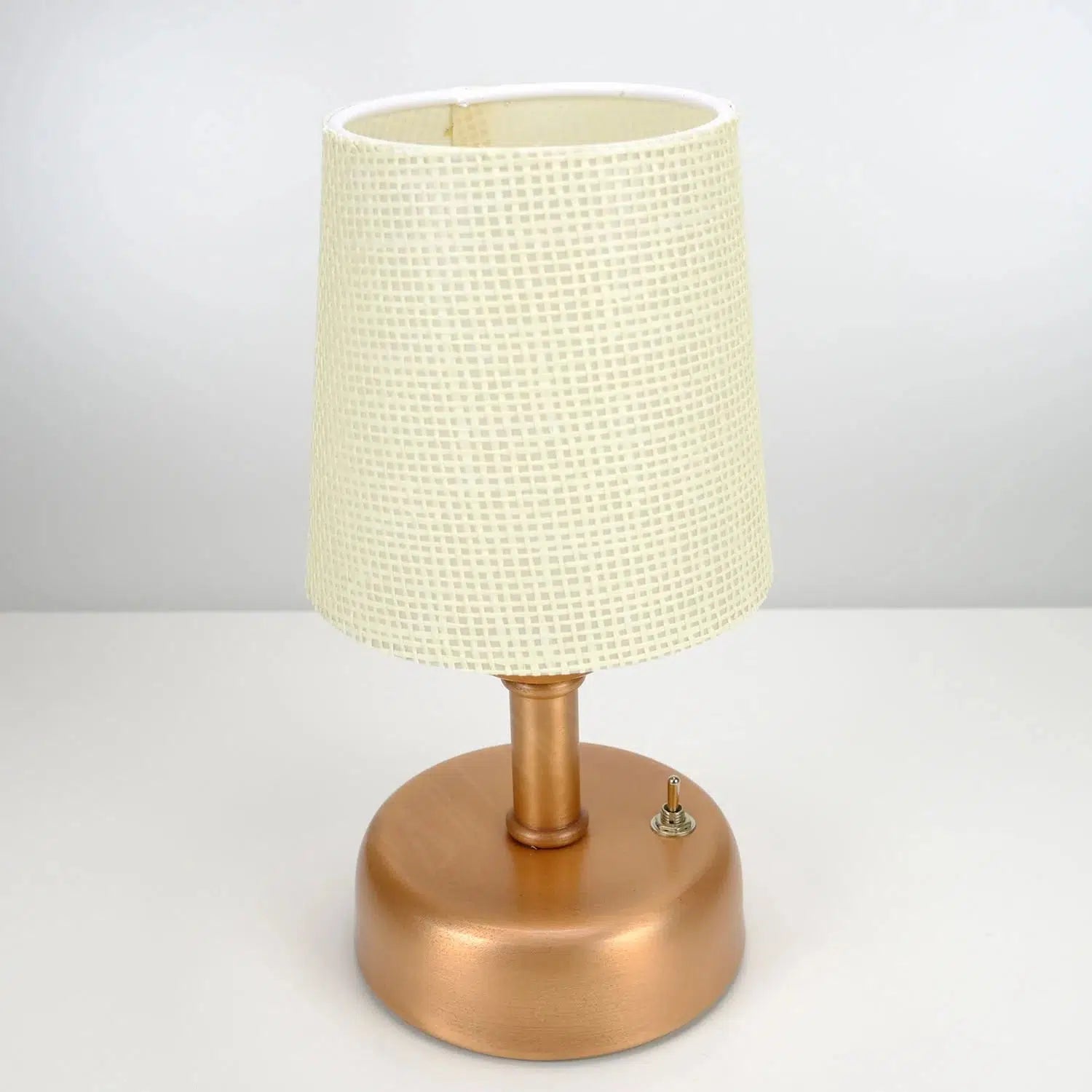 8-inch Vintage Copper Cordless LED Table Lamp