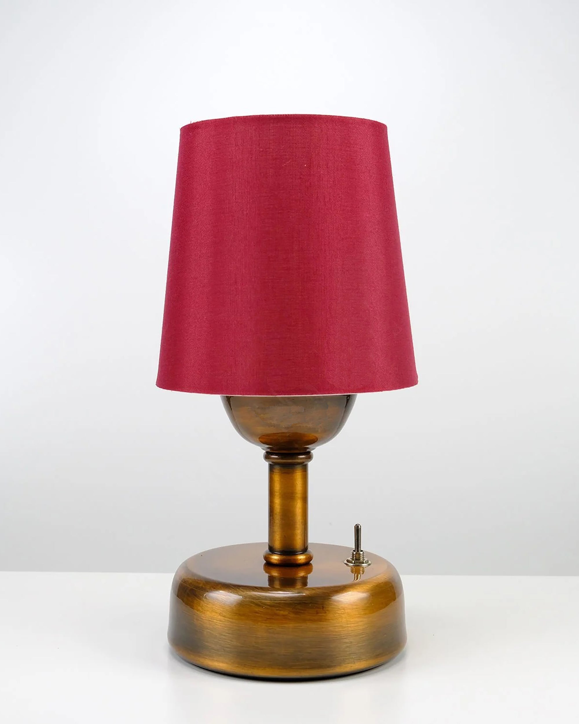 8-inch Vintage Copper Cordless LED Table Lamp