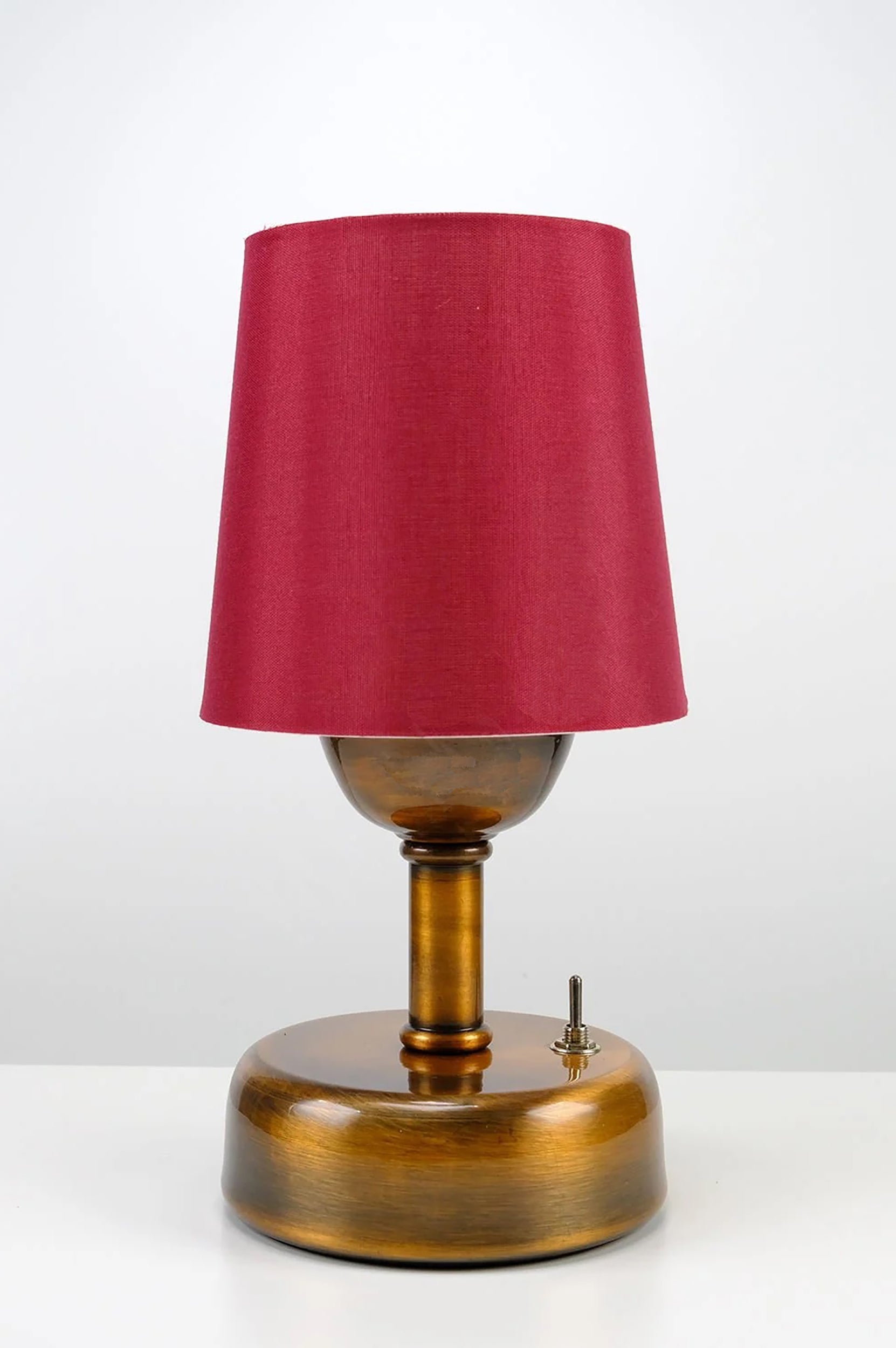 8-inch Vintage Copper Cordless LED Table Lamp