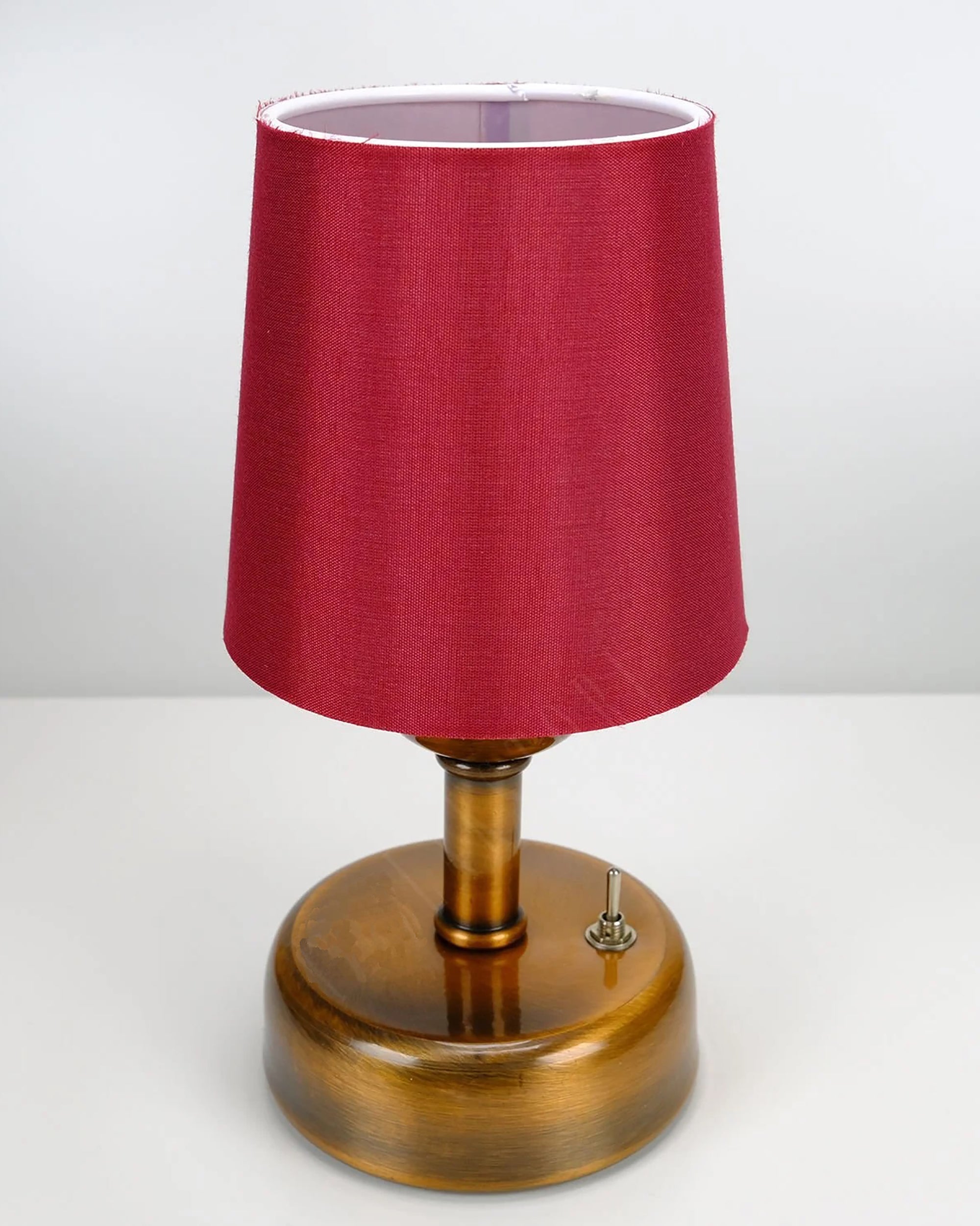 8-inch Vintage Copper Cordless LED Table Lamp