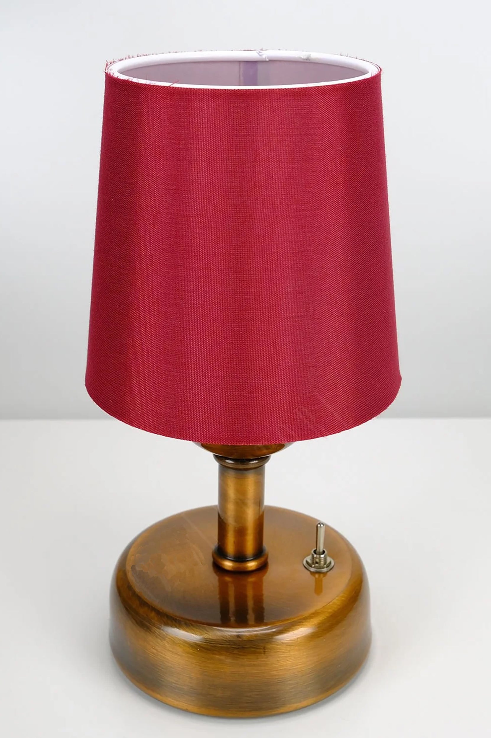 8-inch Vintage Copper Cordless LED Table Lamp