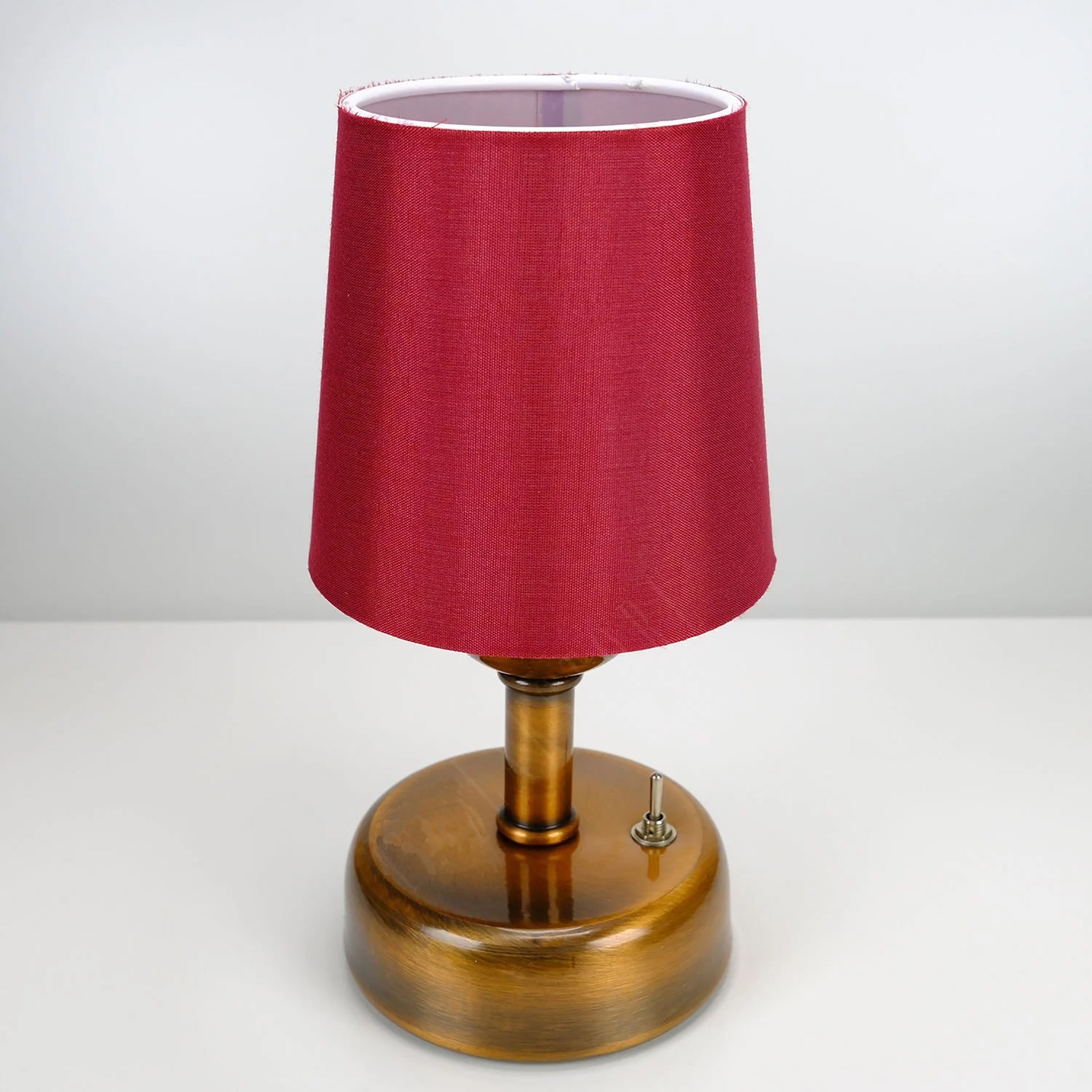 8-inch Vintage Copper Cordless LED Table Lamp
