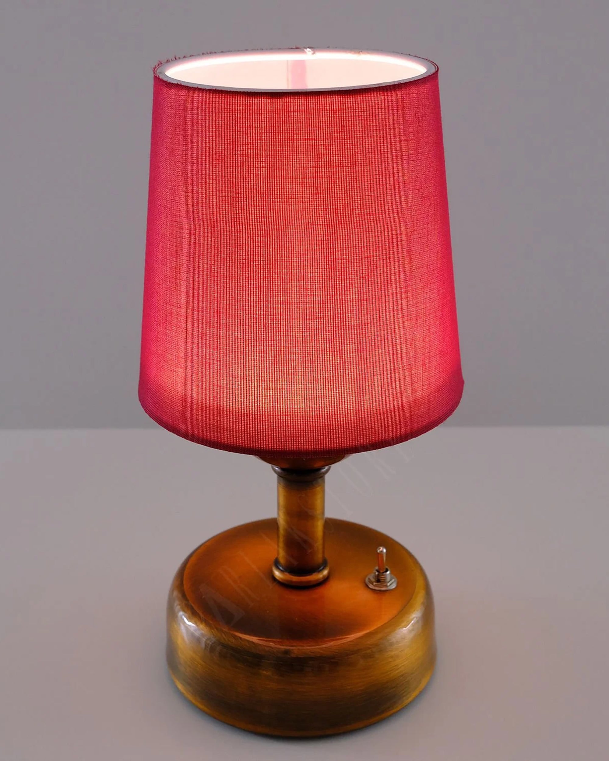 8-inch Vintage Copper Cordless LED Table Lamp