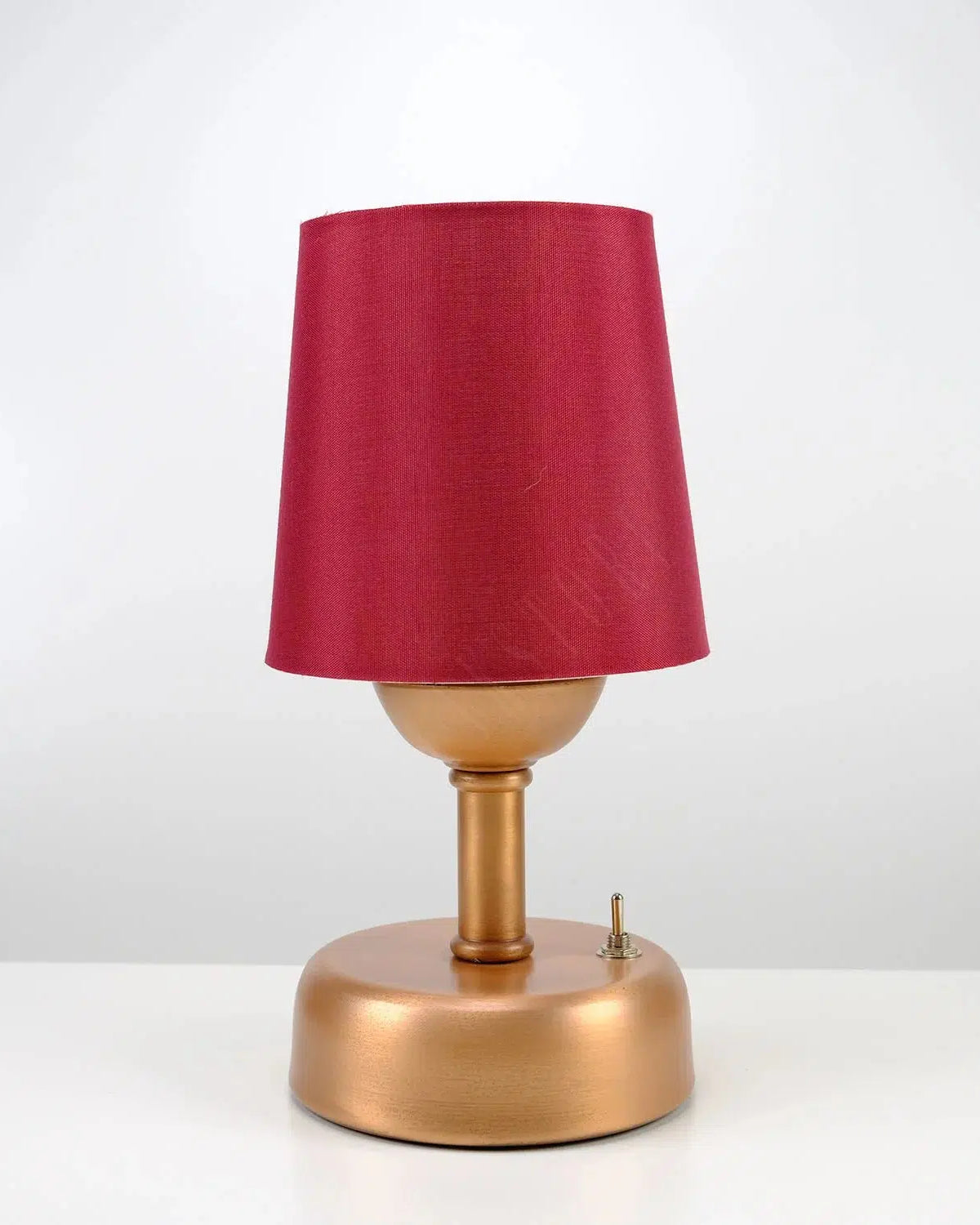 8-inch Vintage Copper Cordless LED Table Lamp