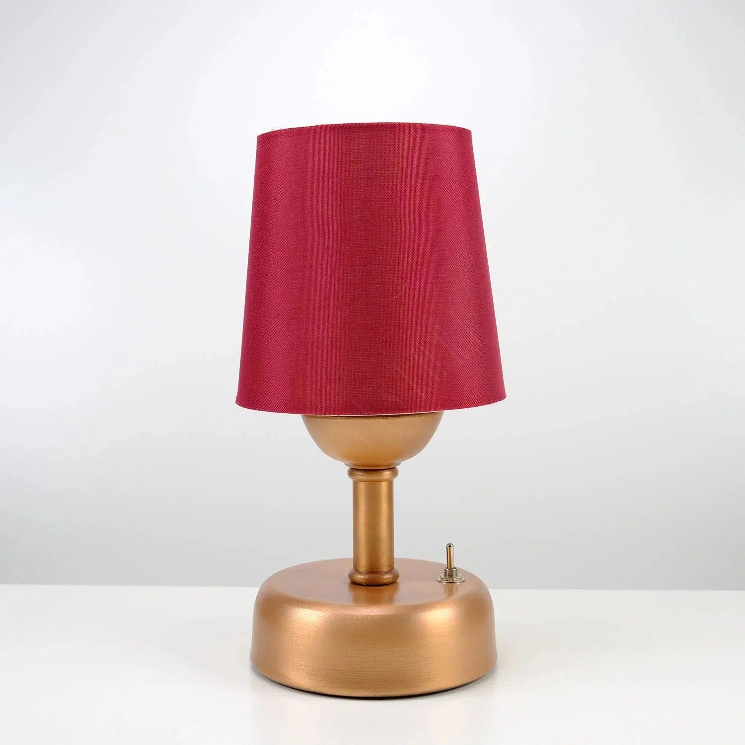 8-inch Vintage Copper Cordless LED Table Lamp