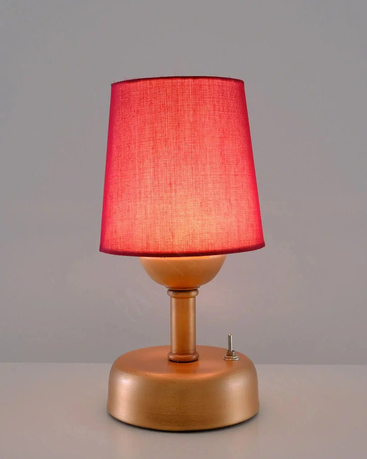 8-inch Vintage Copper Cordless LED Table Lamp