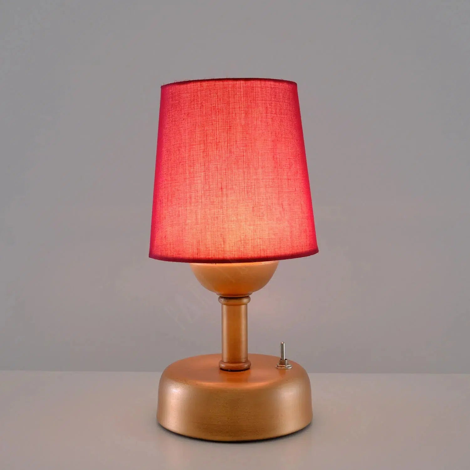 8-inch Vintage Copper Cordless LED Table Lamp