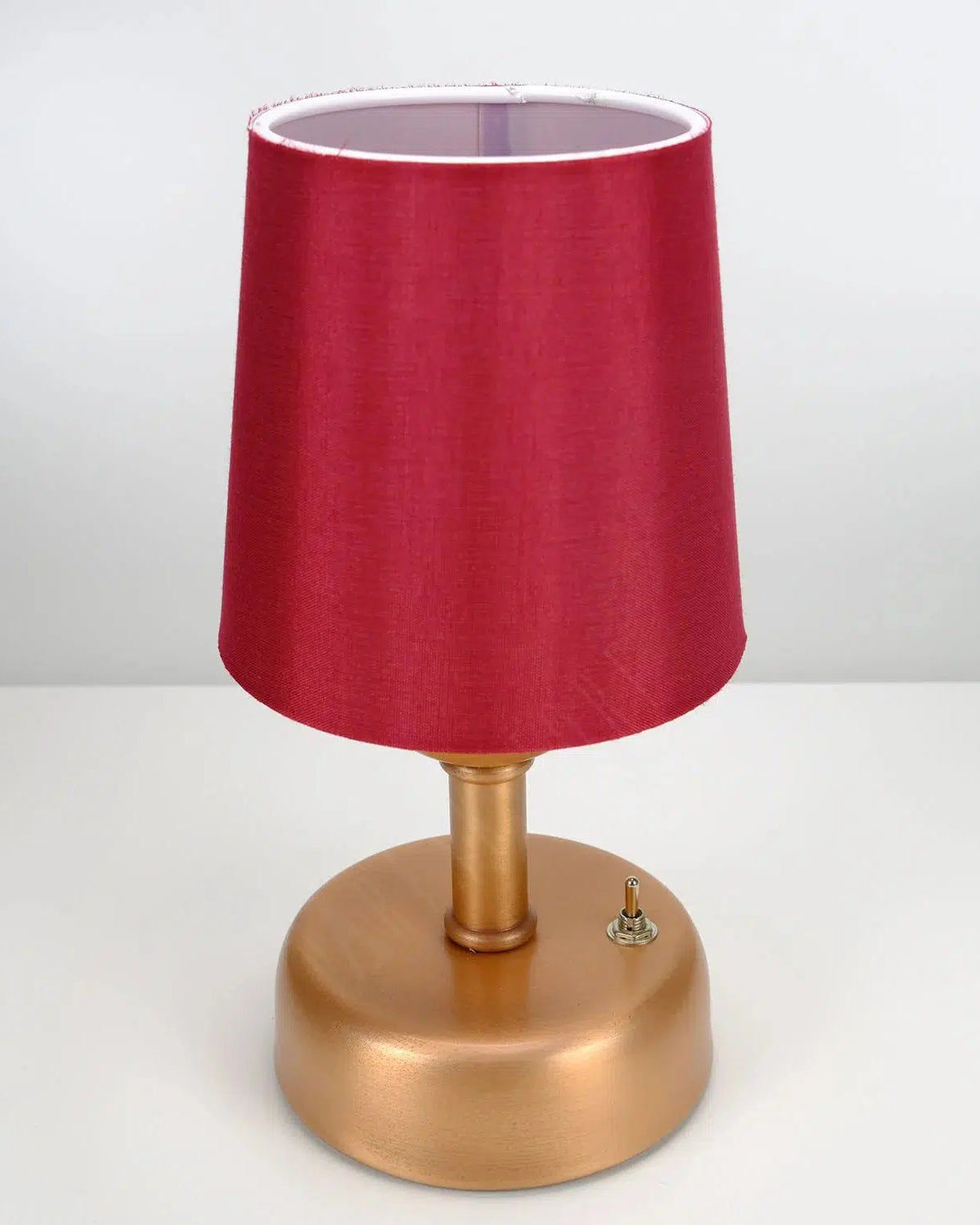 8-inch Vintage Copper Cordless LED Table Lamp