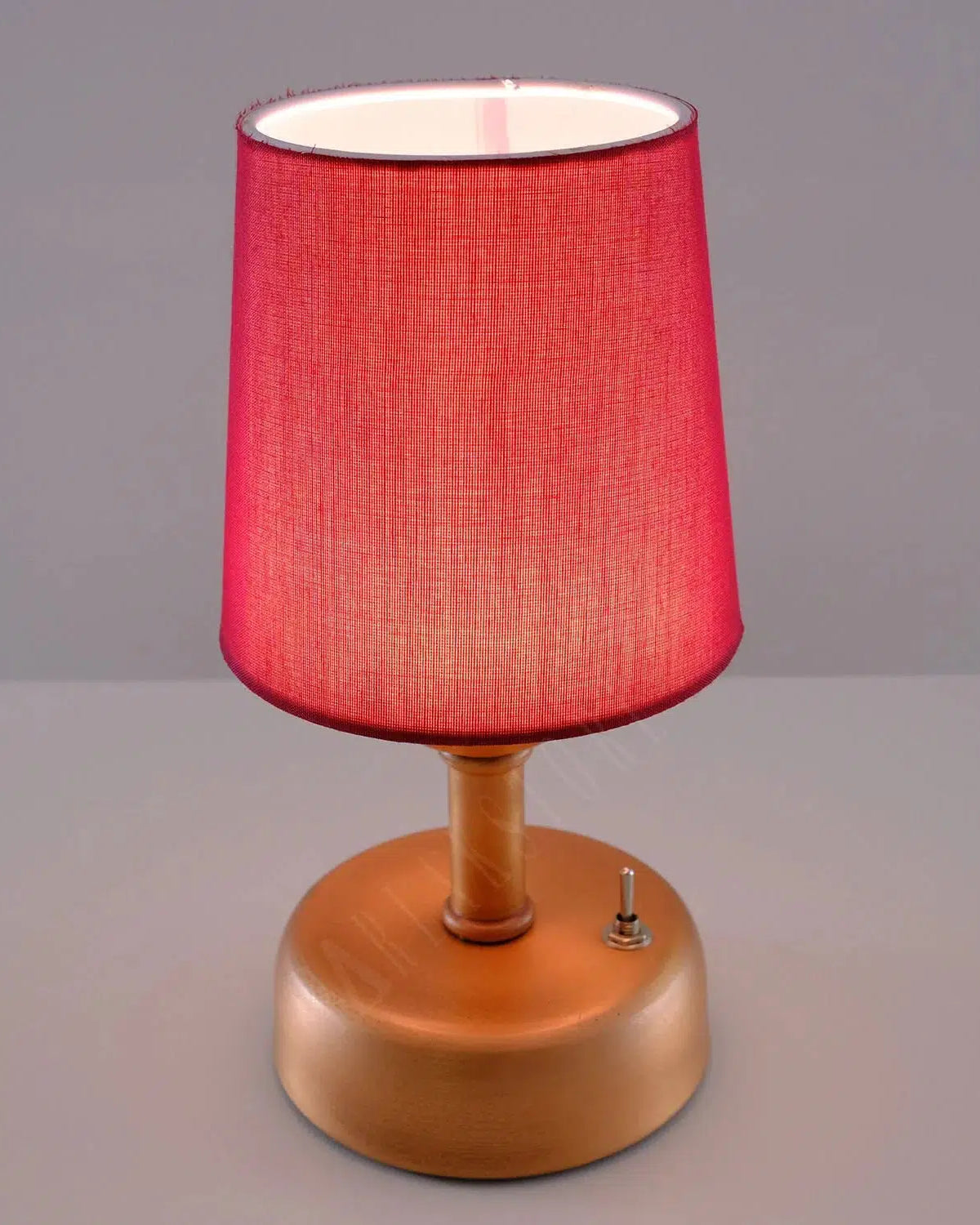 8-inch Vintage Copper Cordless LED Table Lamp