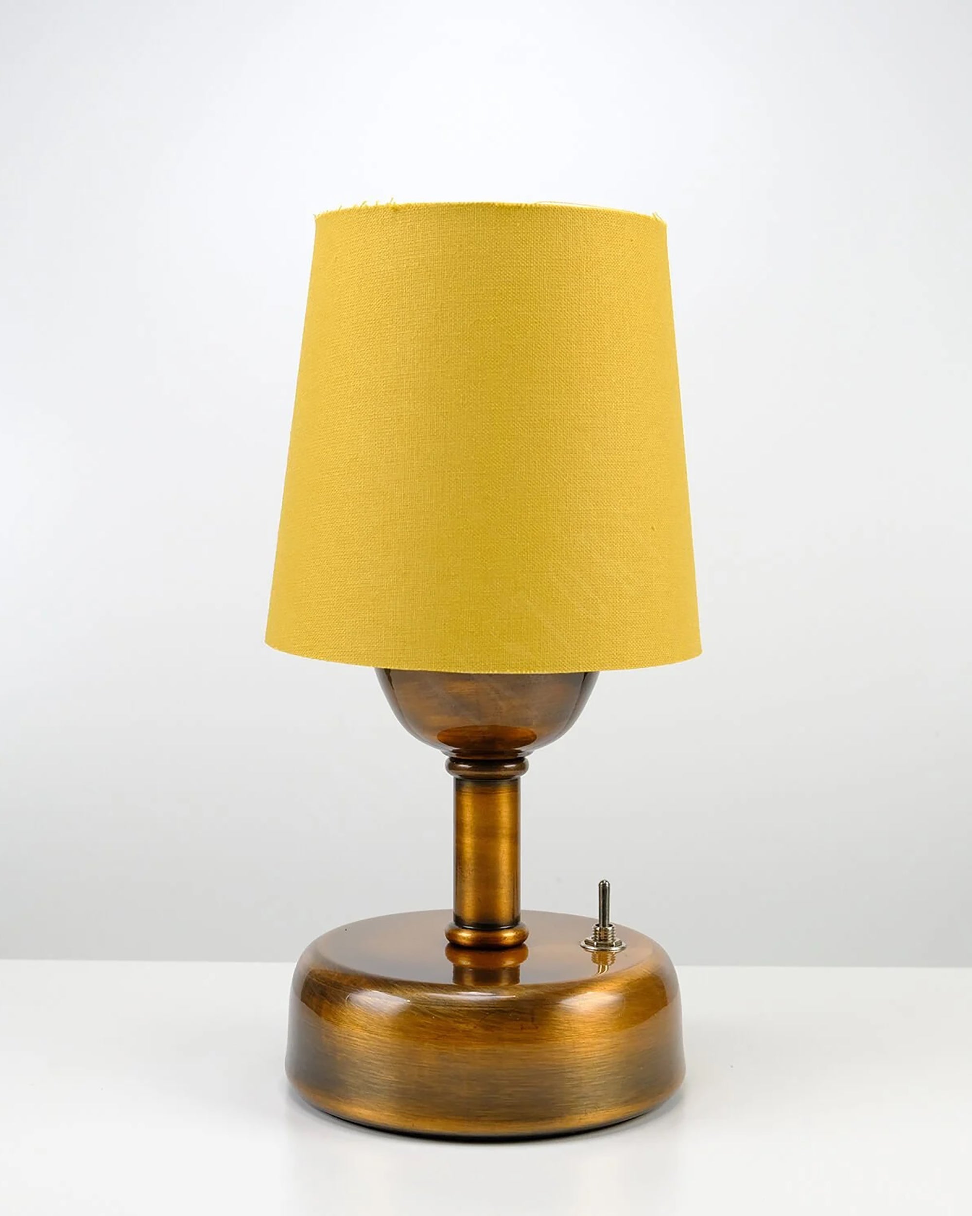 8-inch Vintage Copper Cordless LED Table Lamp