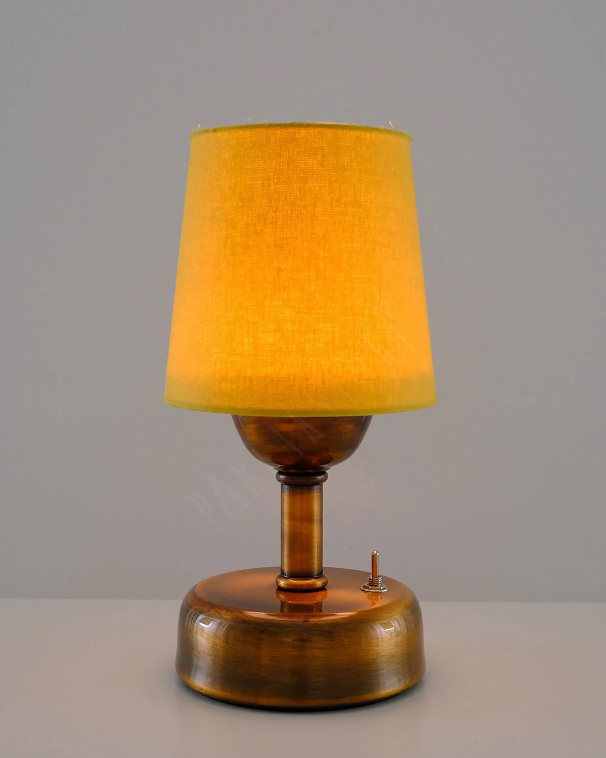 8-inch Vintage Copper Cordless LED Table Lamp