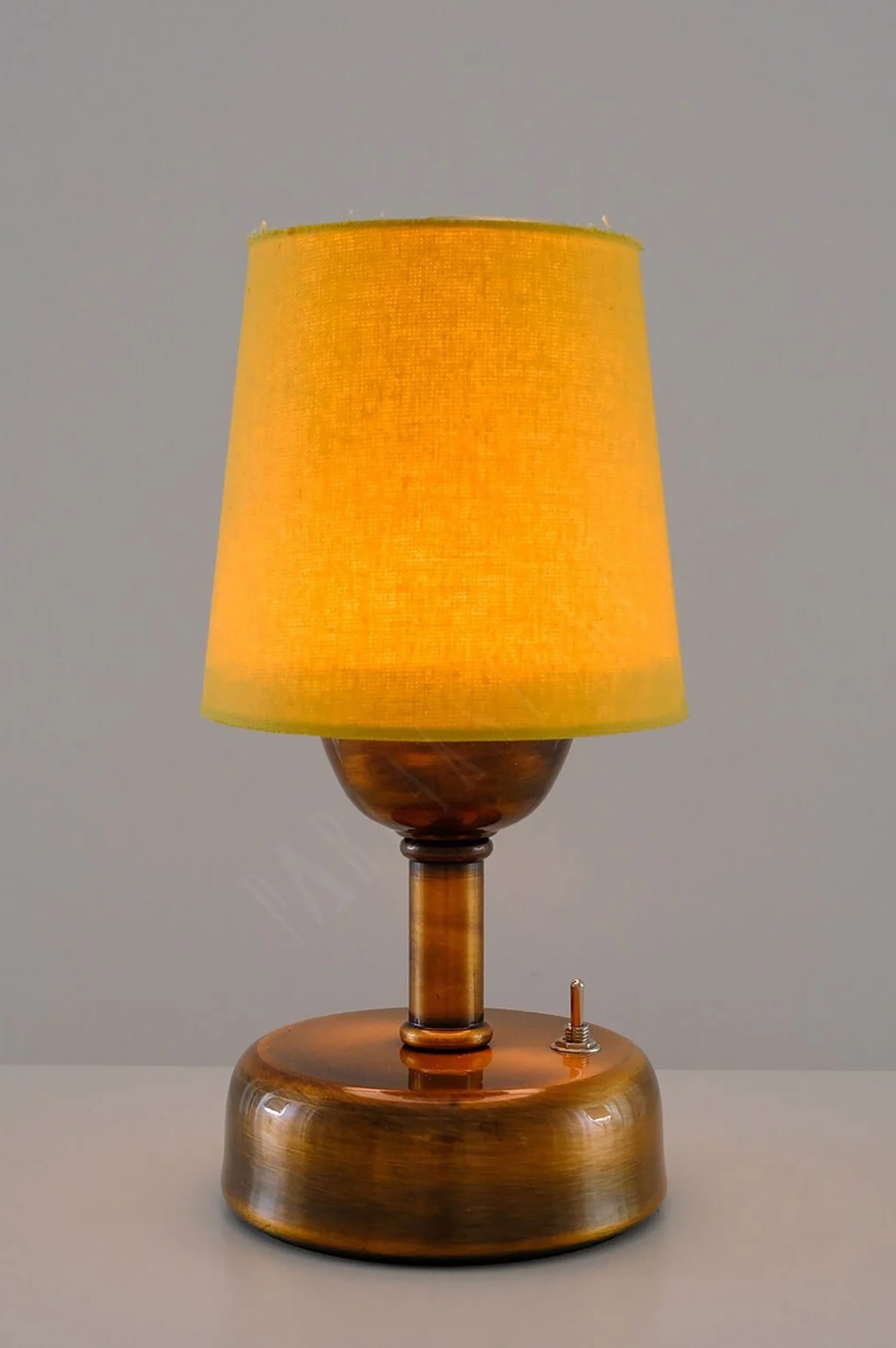 8-inch Vintage Copper Cordless LED Table Lamp