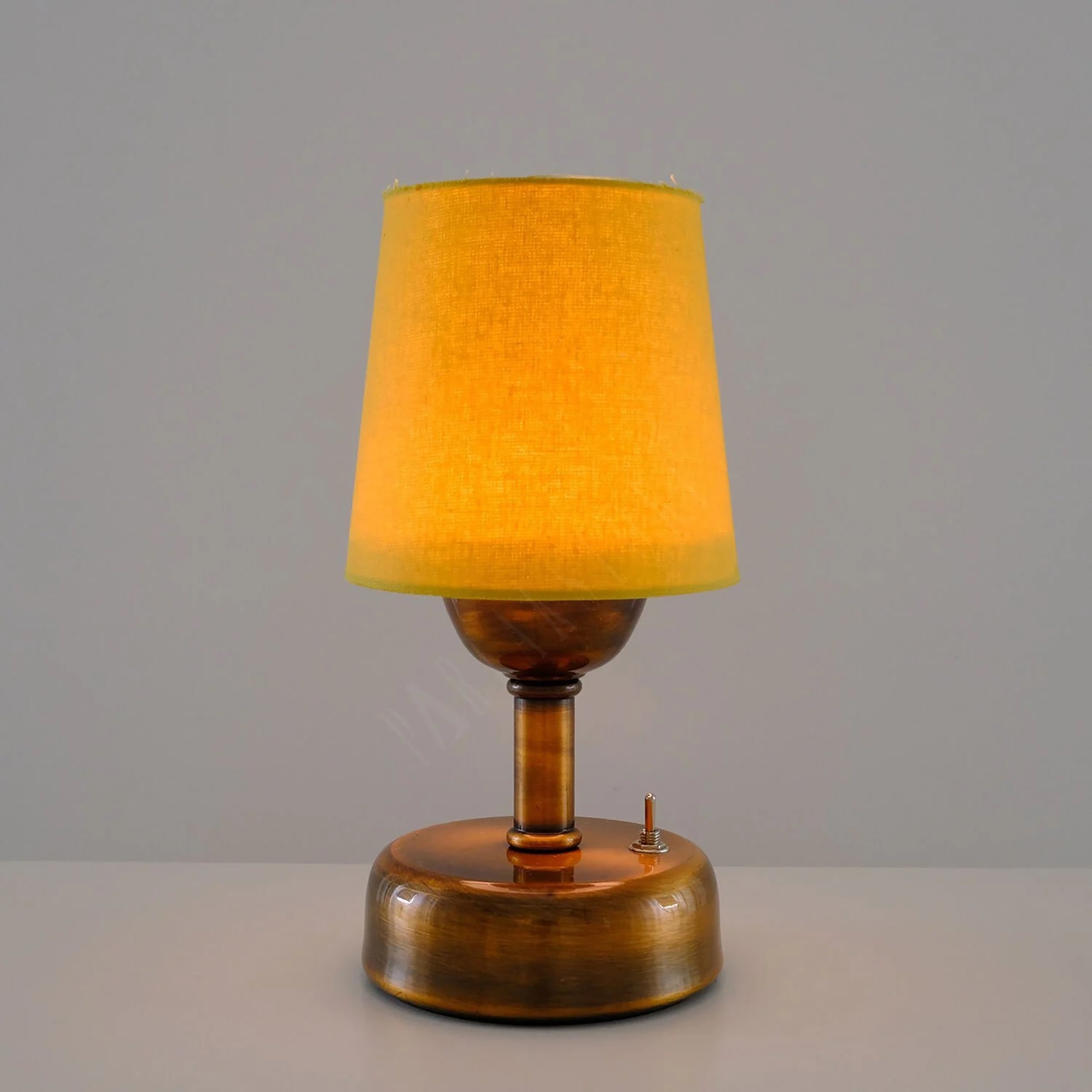 8-inch Vintage Copper Cordless LED Table Lamp