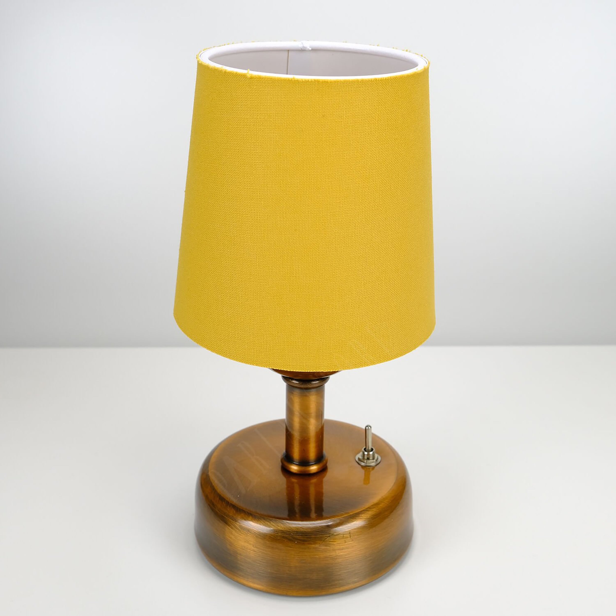 8-inch Vintage Copper Cordless LED Table Lamp